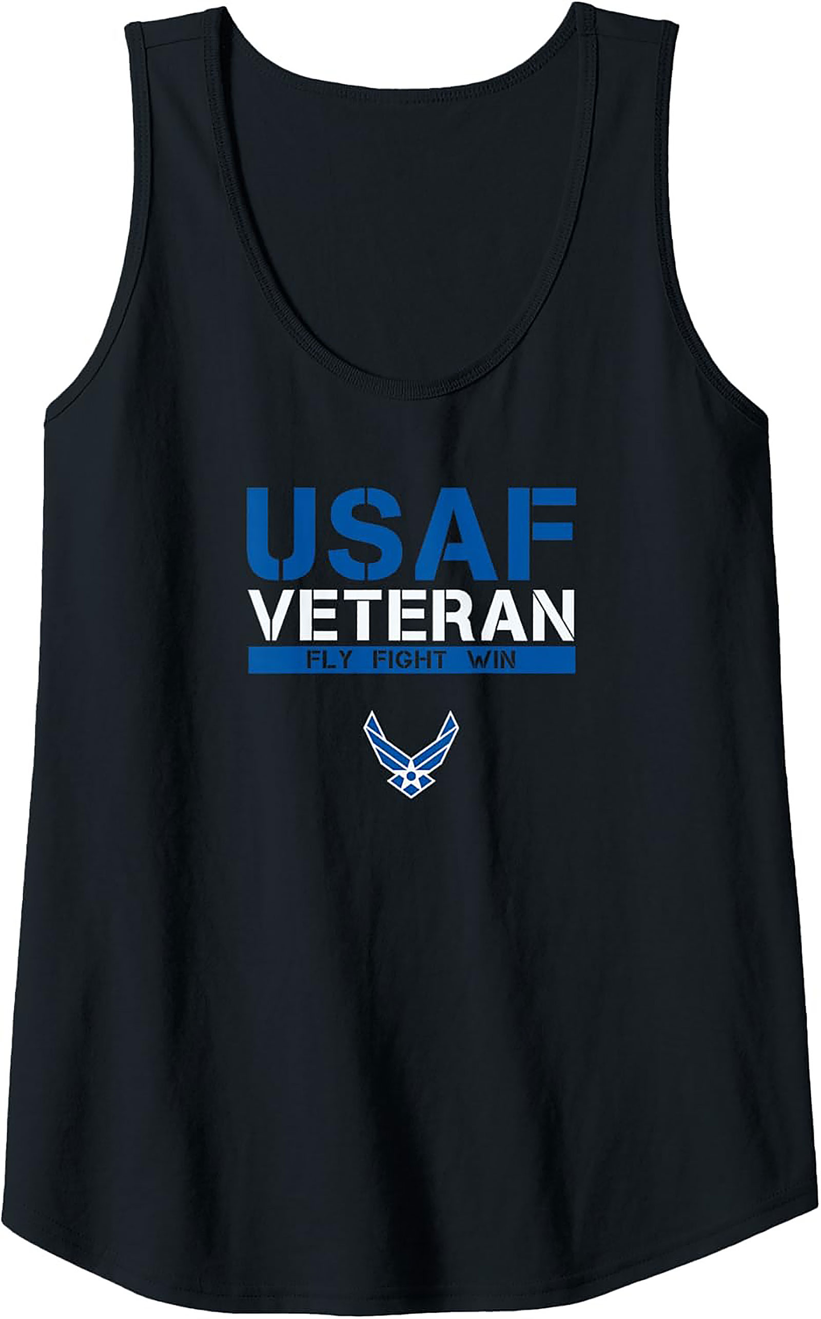 USAF Veteran Tank Top | Fly Fight Win Graphic Tank