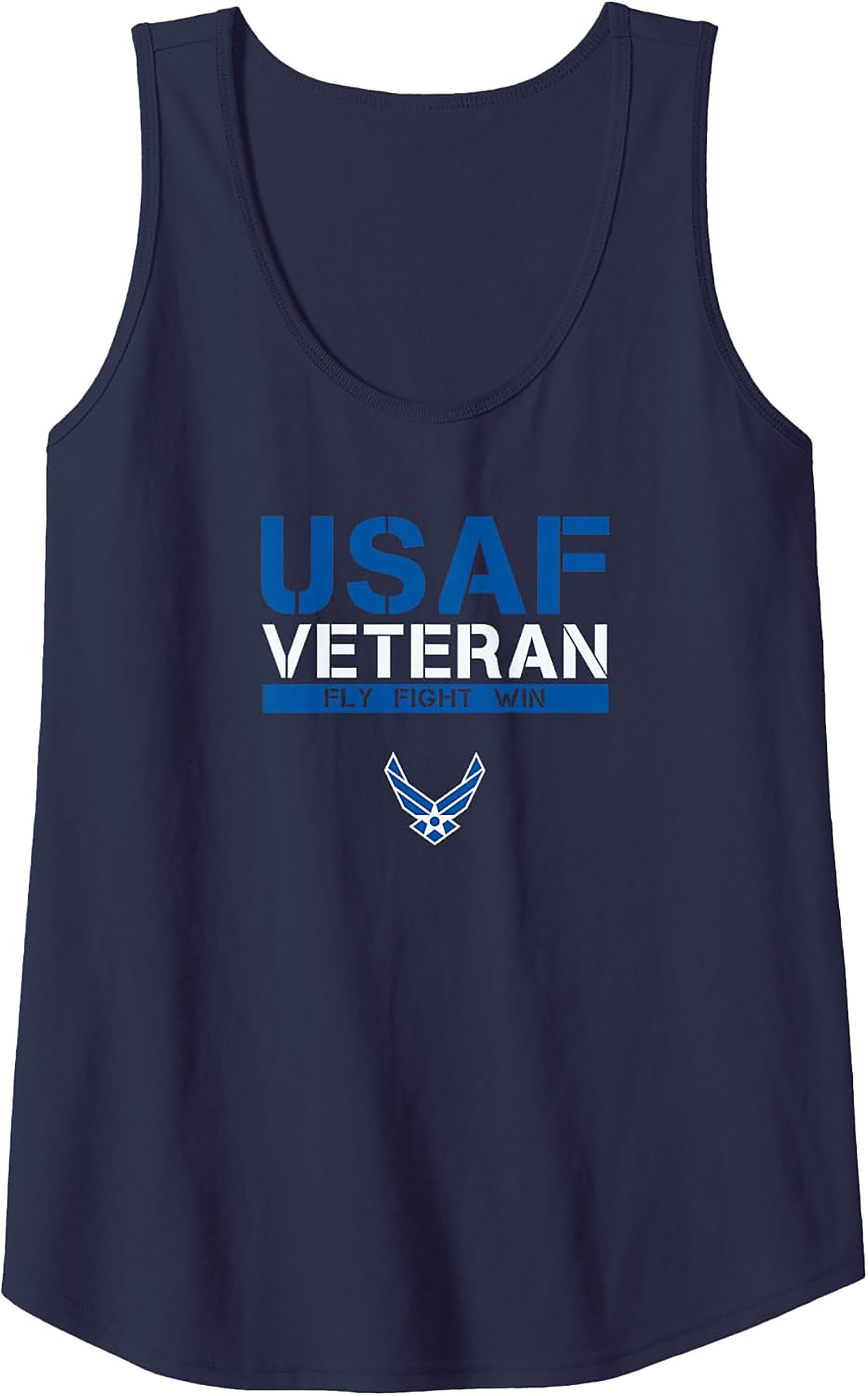 USAF Veteran Tank Top | Fly Fight Win Graphic Tank