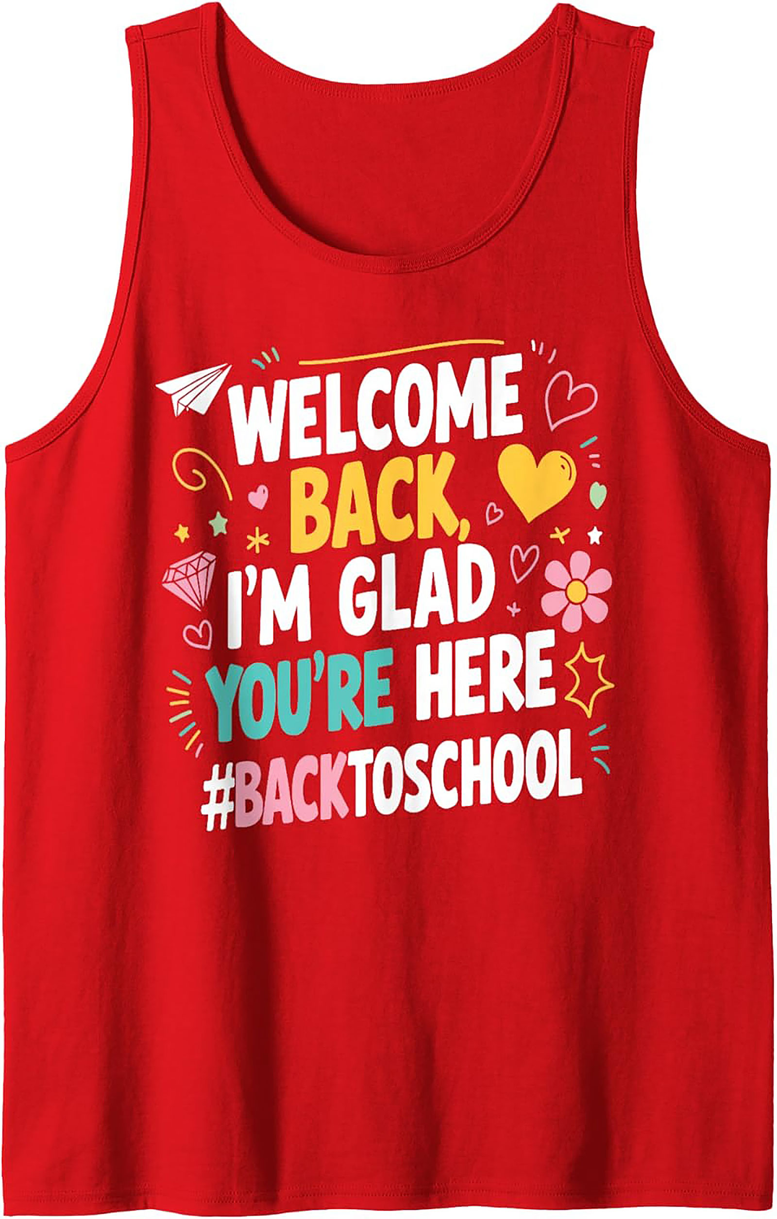 Back to School Tank Top | Welcome Teacher Graphic Tank
