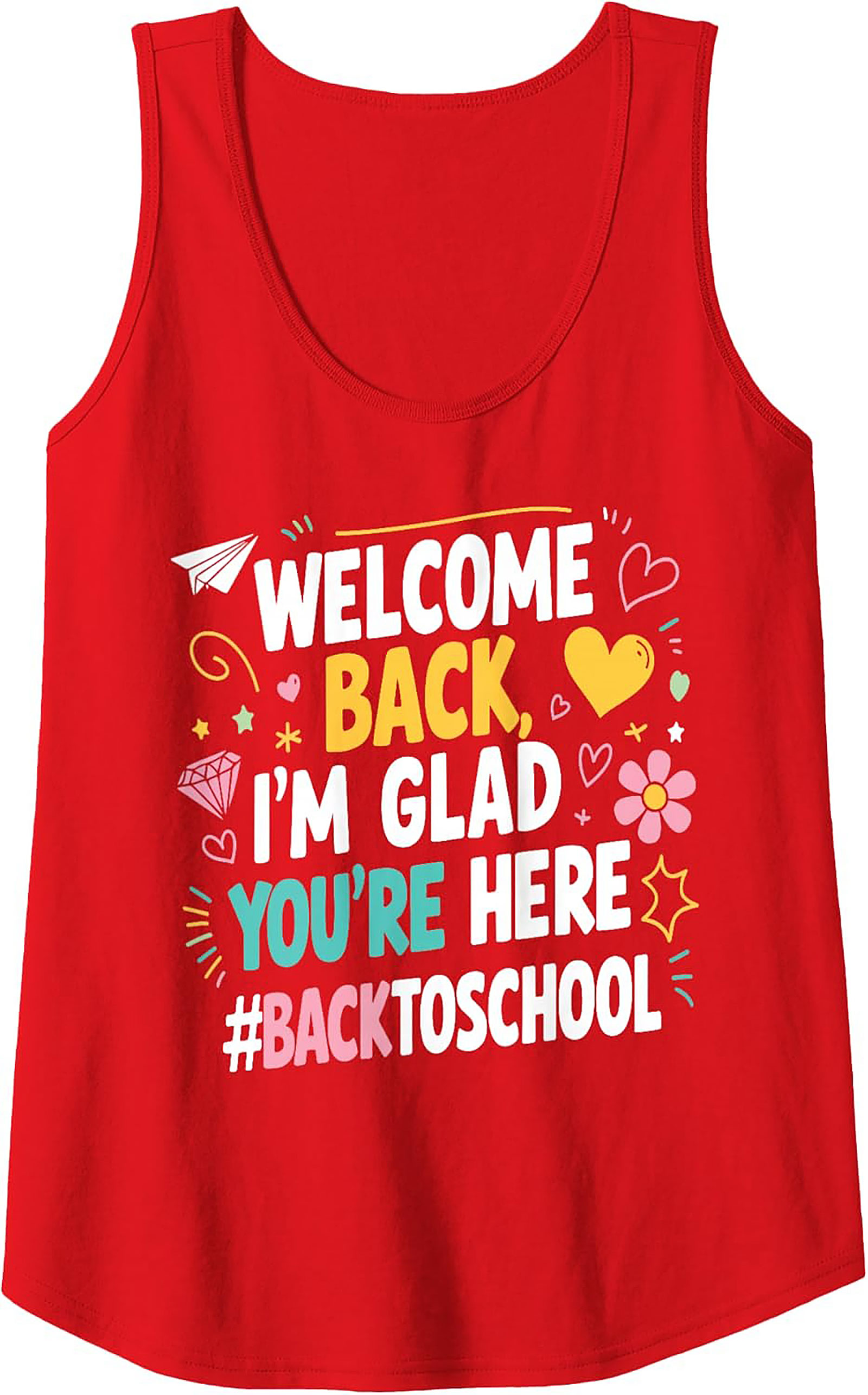 Back to School Tank Top | Welcome Teacher Graphic Tank