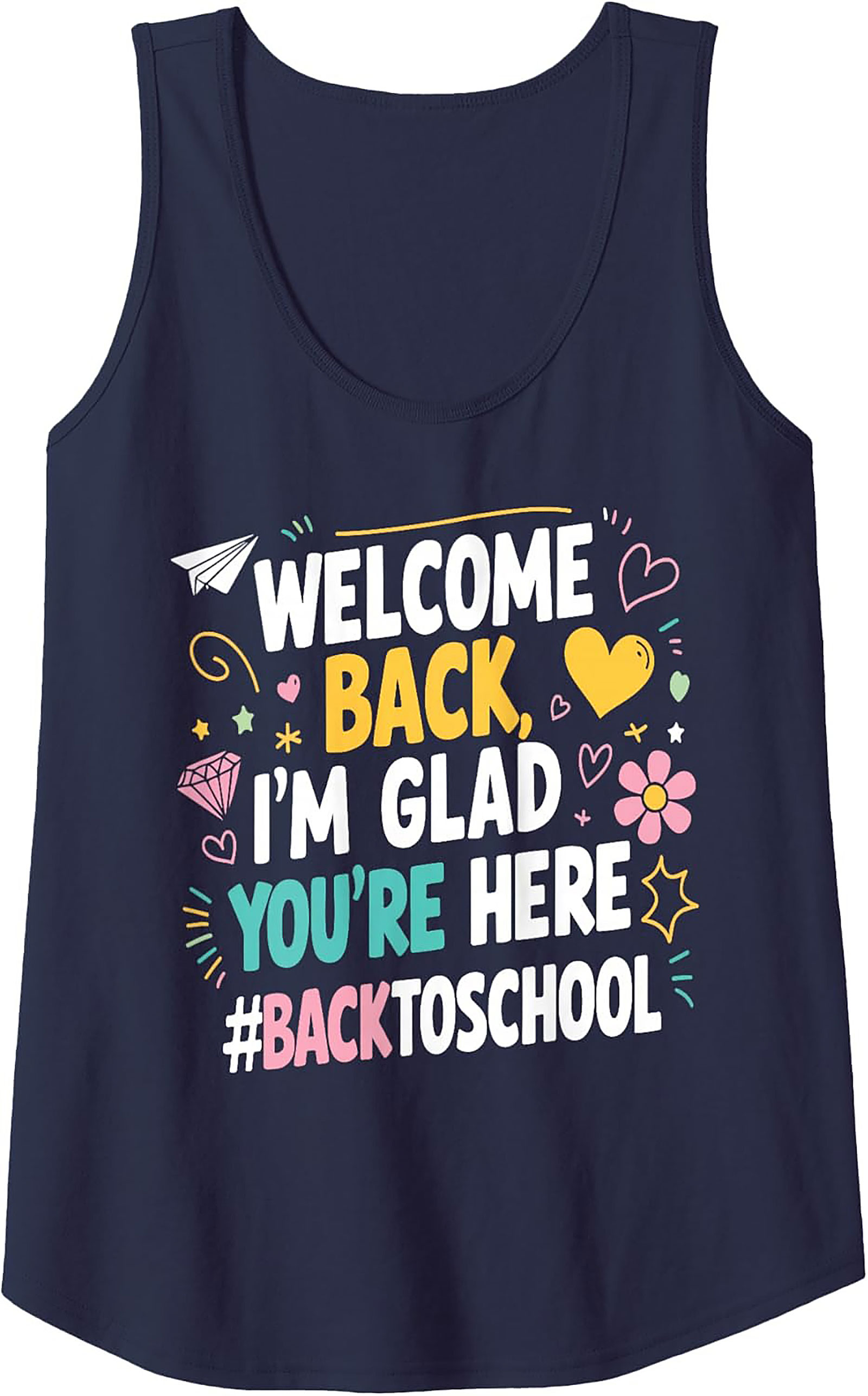 Back to School Tank Top | Welcome Teacher Graphic Tank