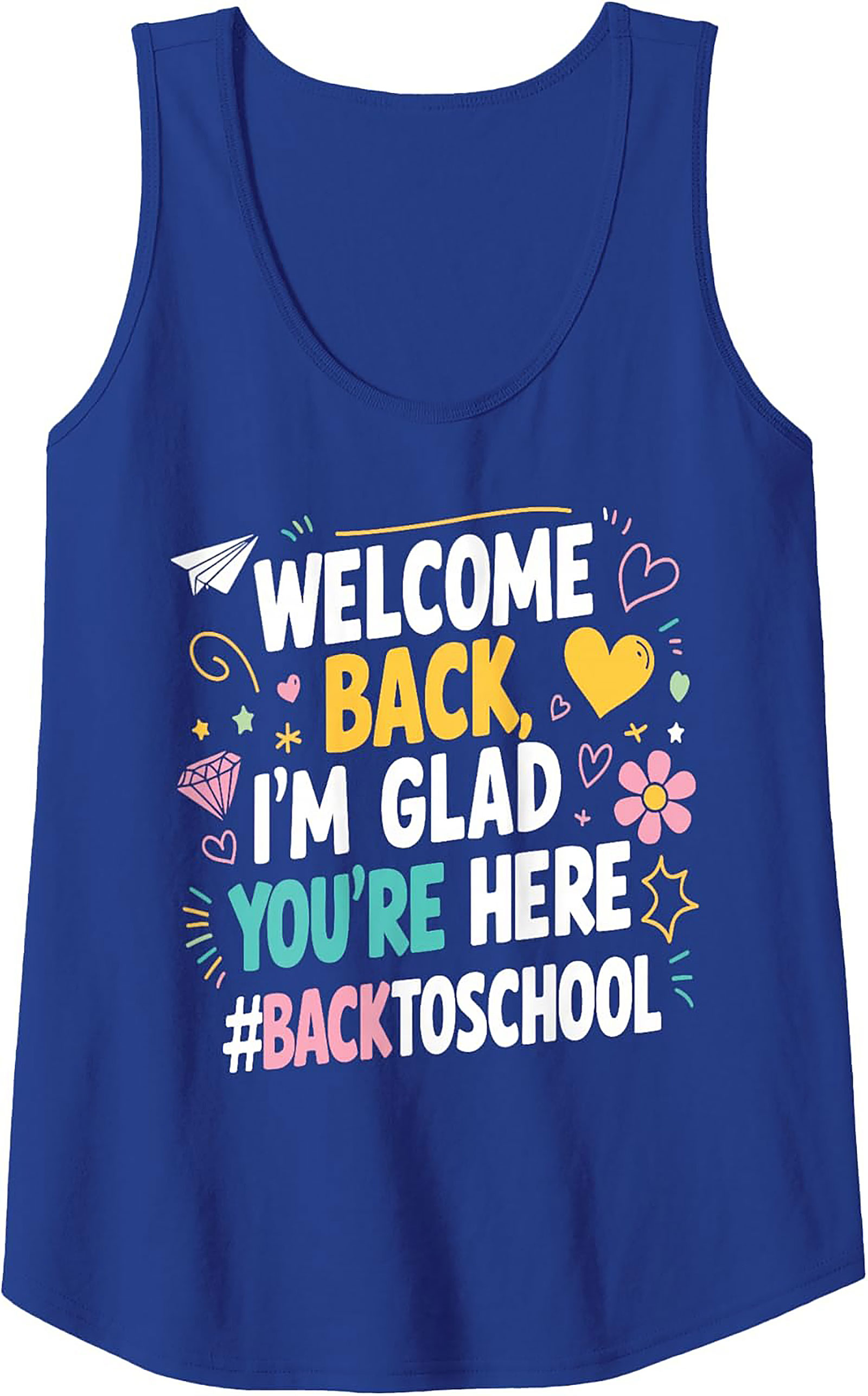 Back to School Tank Top | Welcome Teacher Graphic Tank