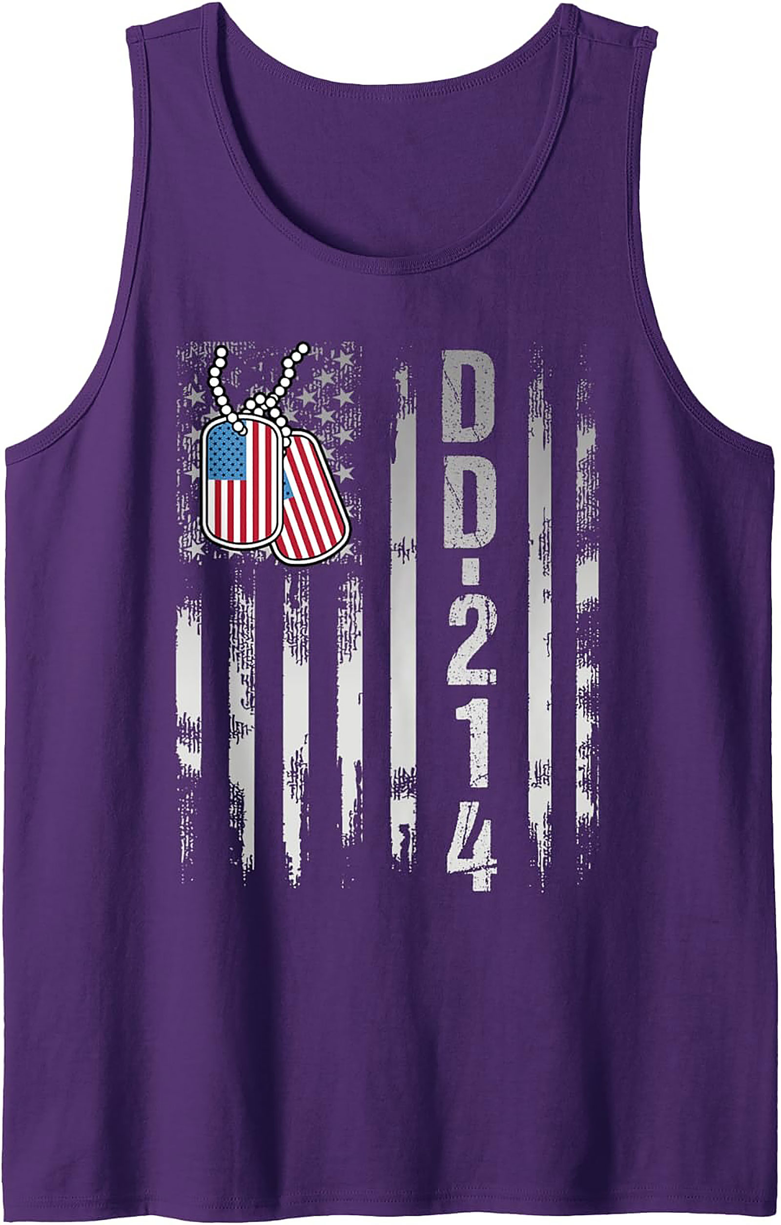 DD-214 Veteran Graphic Tank Top | Military Sleeveless Shirt