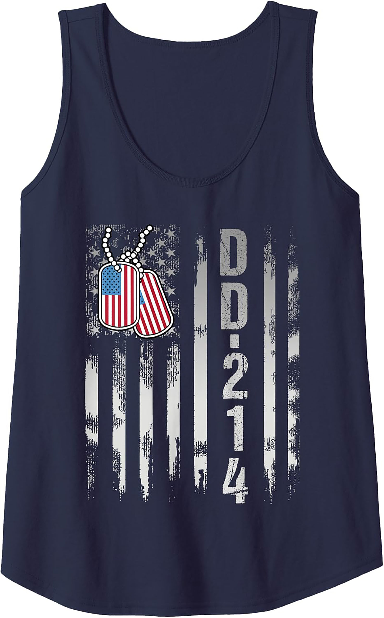 DD-214 Veteran Graphic Tank Top | Military Sleeveless Shirt