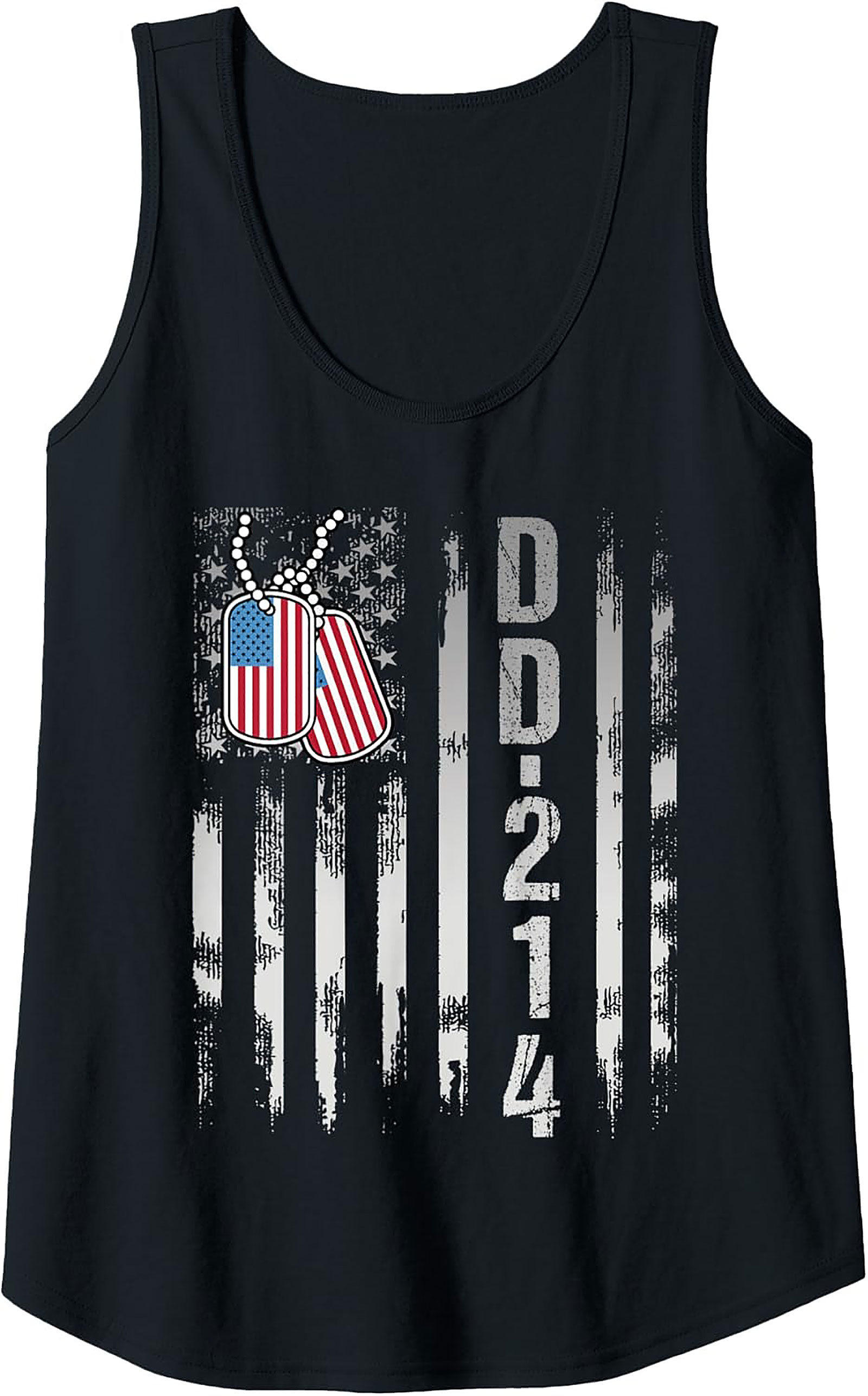 DD-214 Veteran Graphic Tank Top | Military Sleeveless Shirt