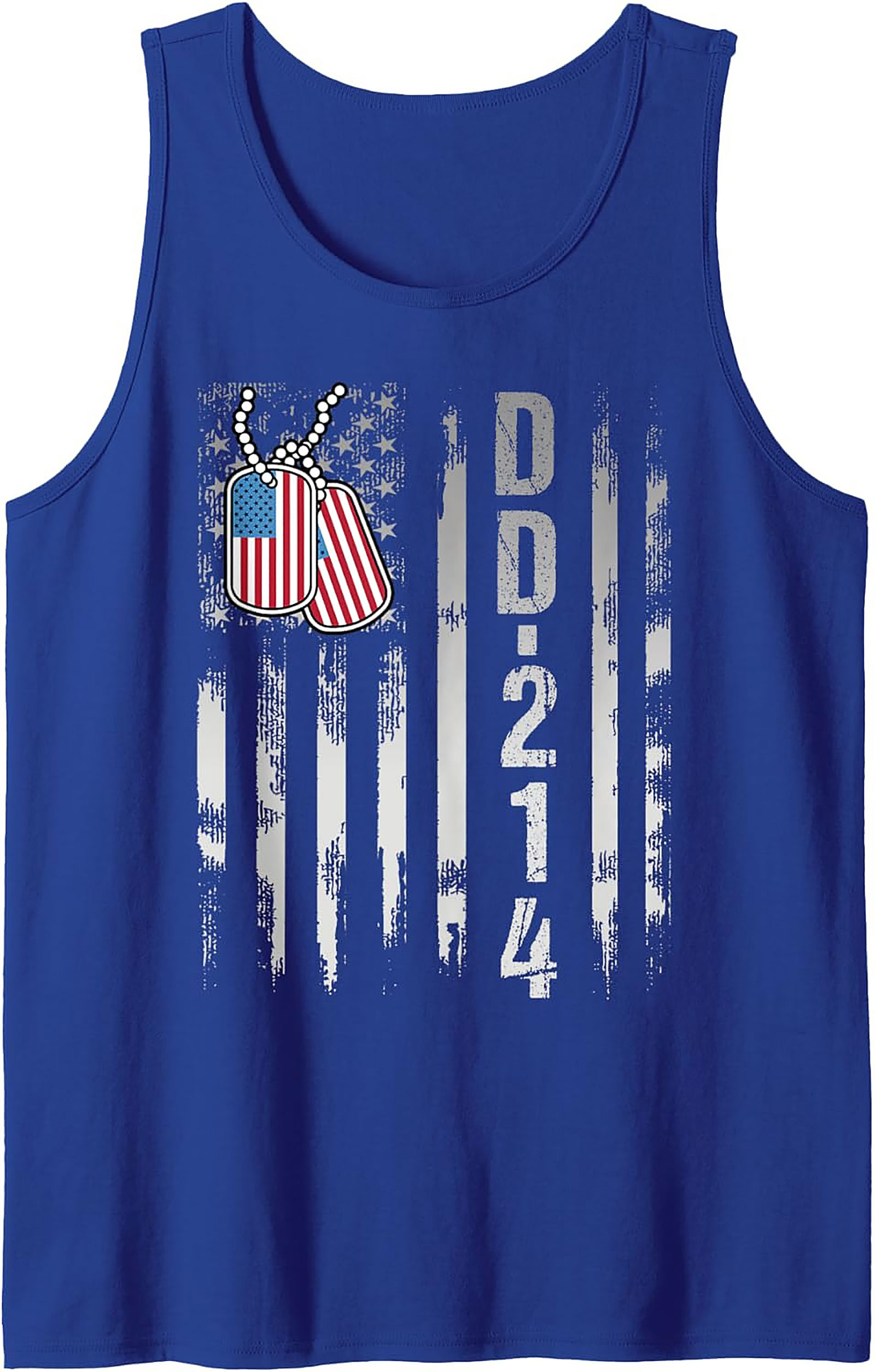 DD-214 Veteran Graphic Tank Top | Military Sleeveless Shirt