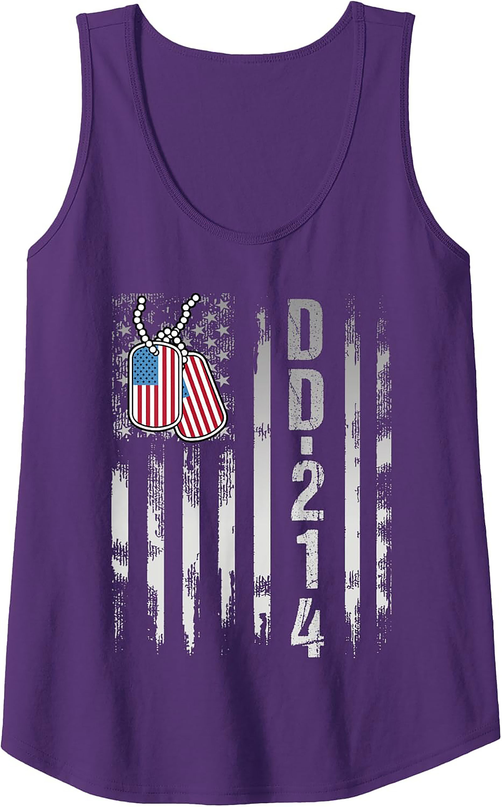 DD-214 Veteran Graphic Tank Top | Military Sleeveless Shirt
