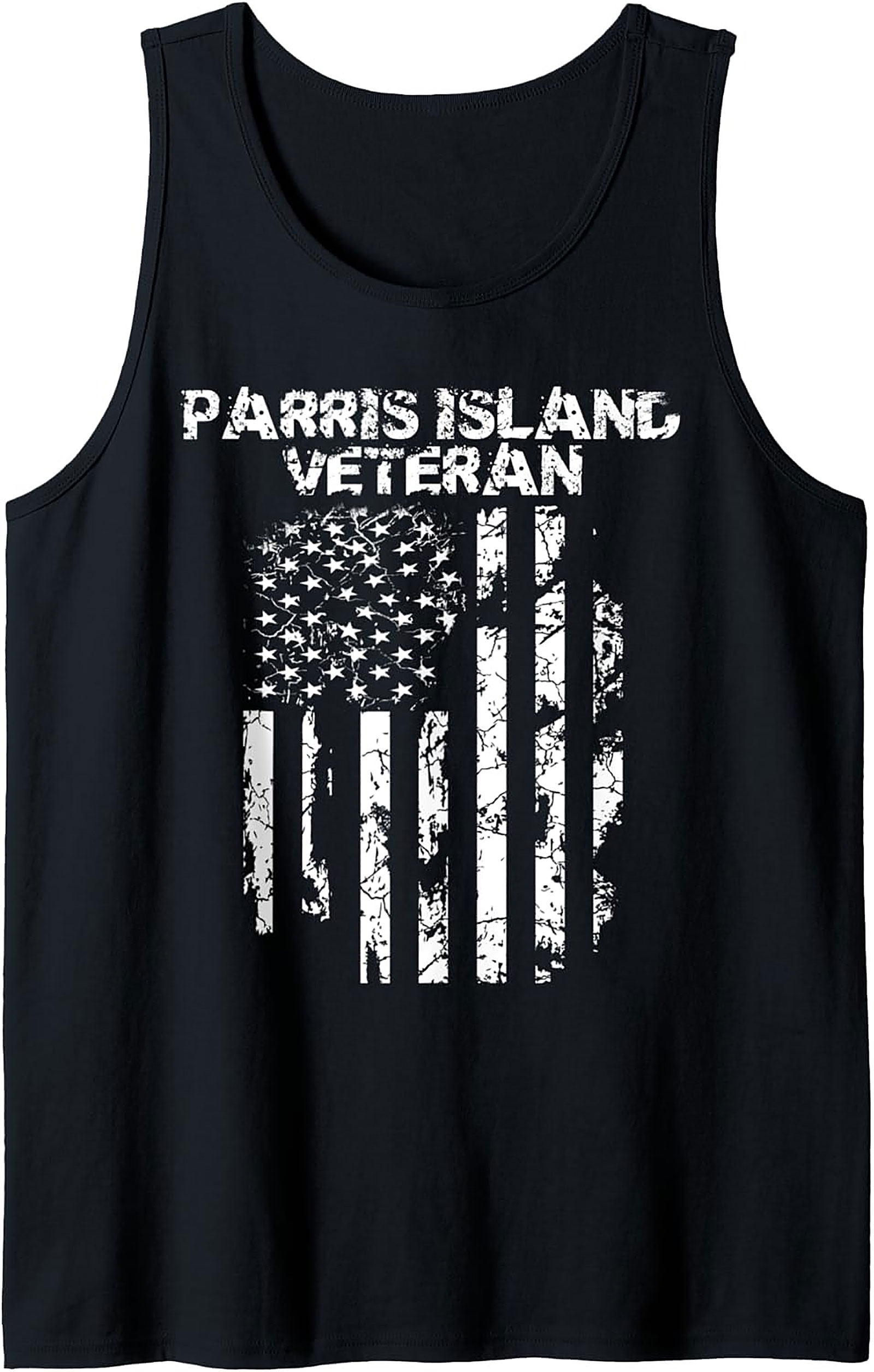 Parris Island Veteran Tank Top | USMC Sleeveless Shirt