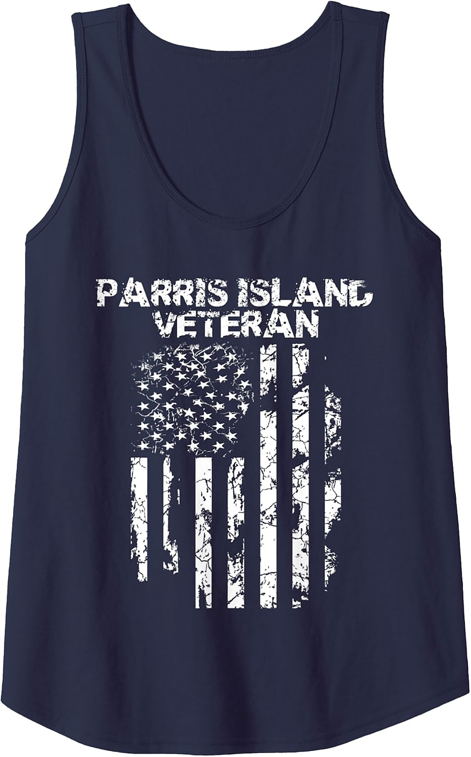 Parris Island Veteran Tank Top | USMC Sleeveless Shirt