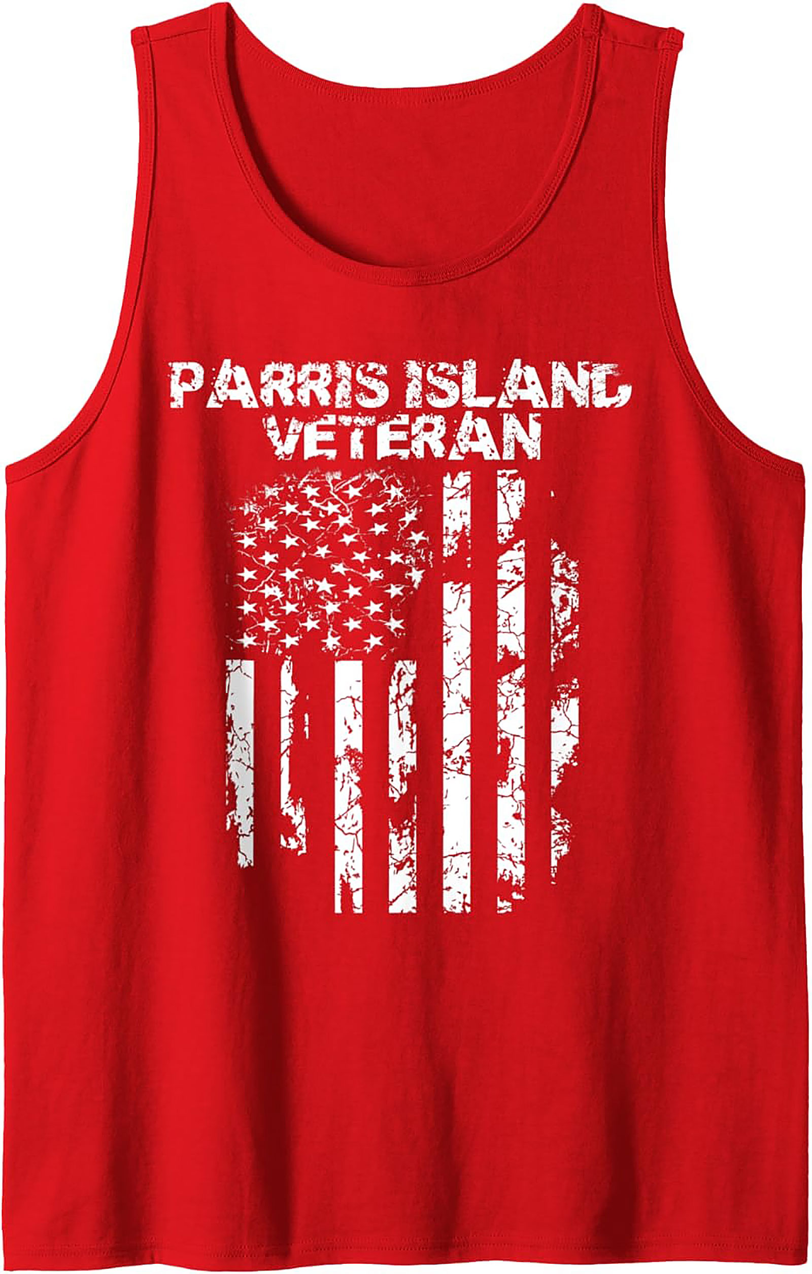 Parris Island Veteran Tank Top | USMC Sleeveless Shirt