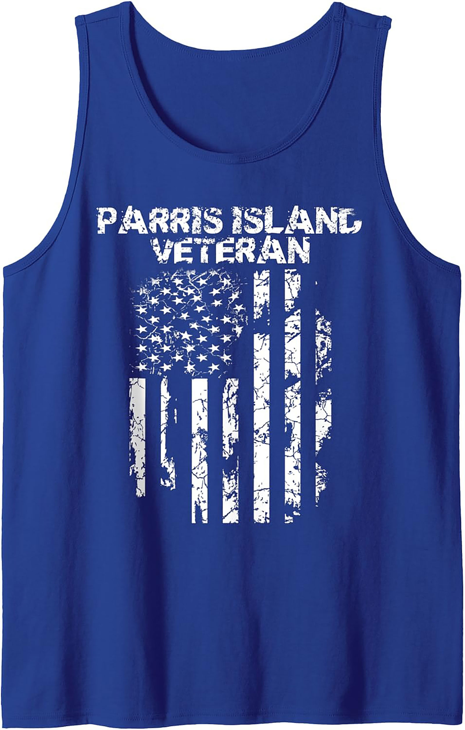 Parris Island Veteran Tank Top | USMC Sleeveless Shirt