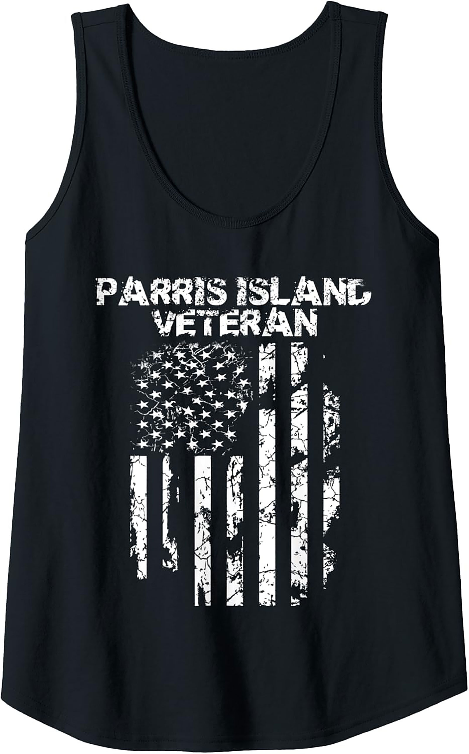 Parris Island Veteran Tank Top | USMC Sleeveless Shirt