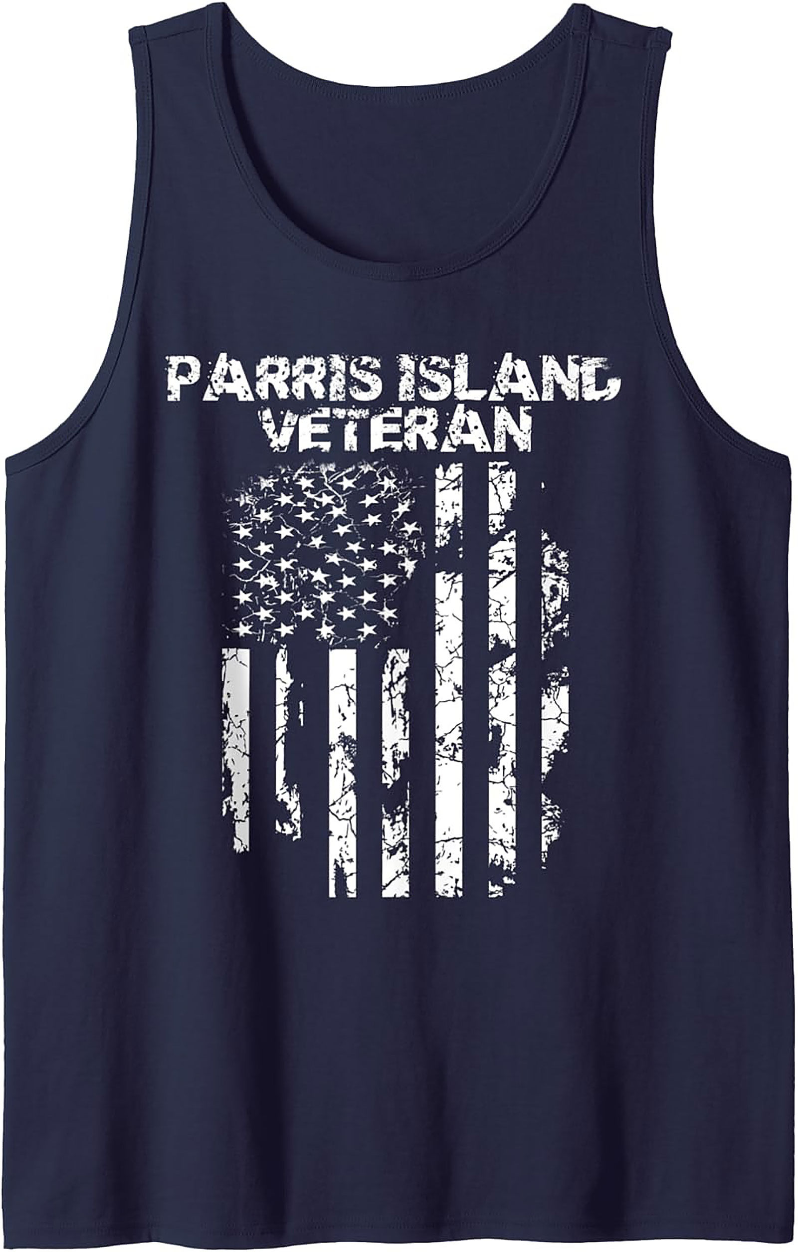 Parris Island Veteran Tank Top | USMC Sleeveless Shirt