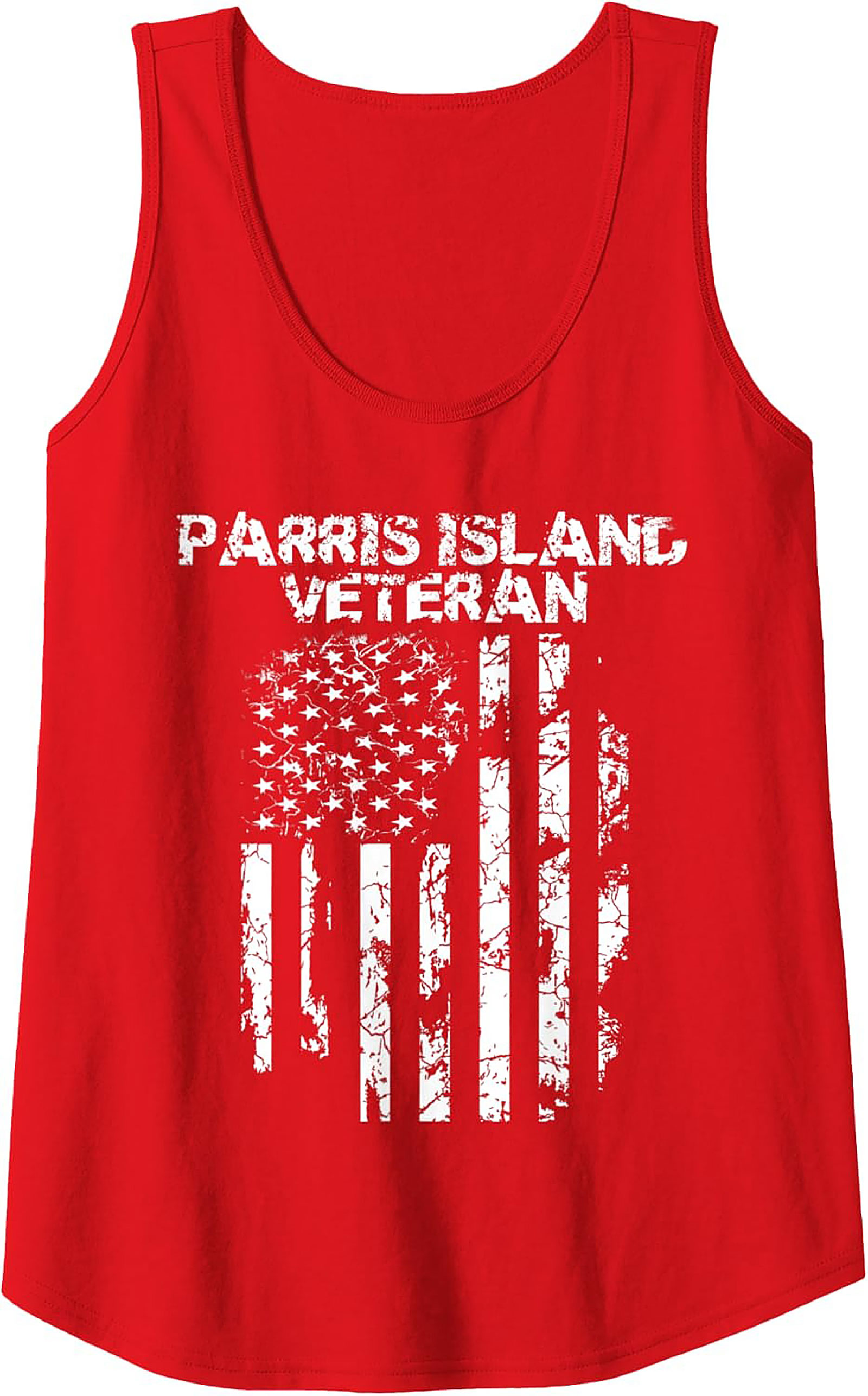 Parris Island Veteran Tank Top | USMC Sleeveless Shirt