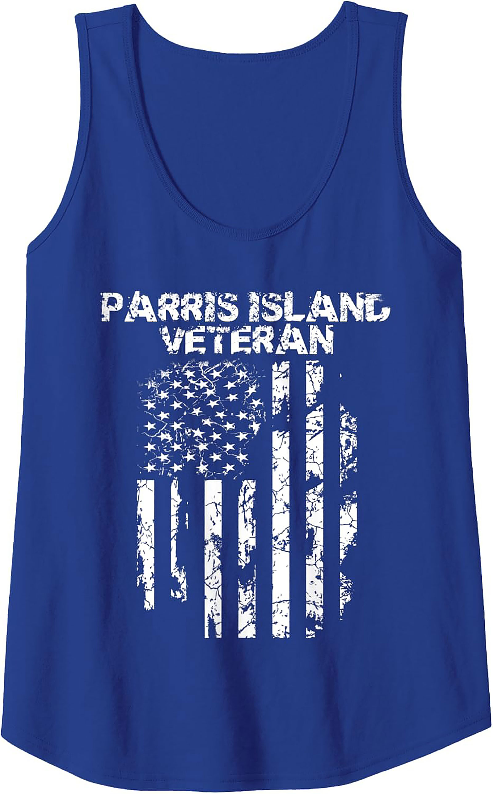 Parris Island Veteran Tank Top | USMC Sleeveless Shirt