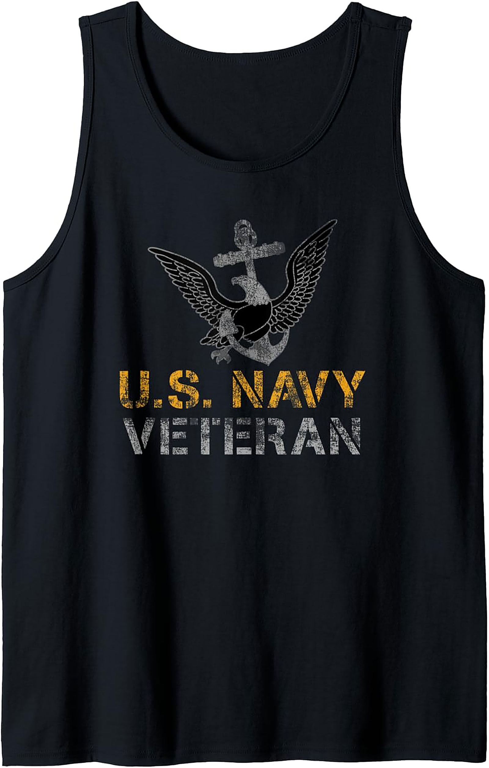 U.S. Navy Veteran Graphic Tank Top | Sleeveless Shirt Gift