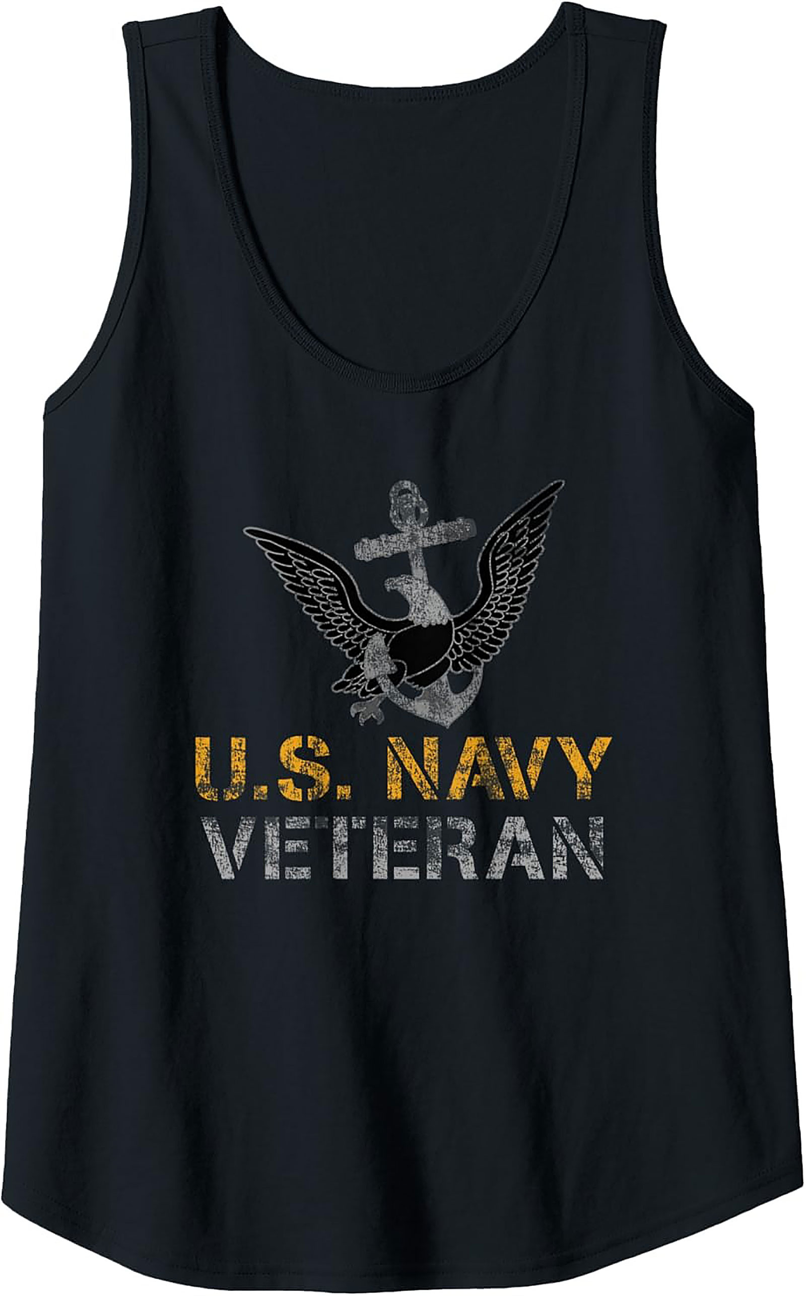 U.S. Navy Veteran Graphic Tank Top | Sleeveless Shirt Gift