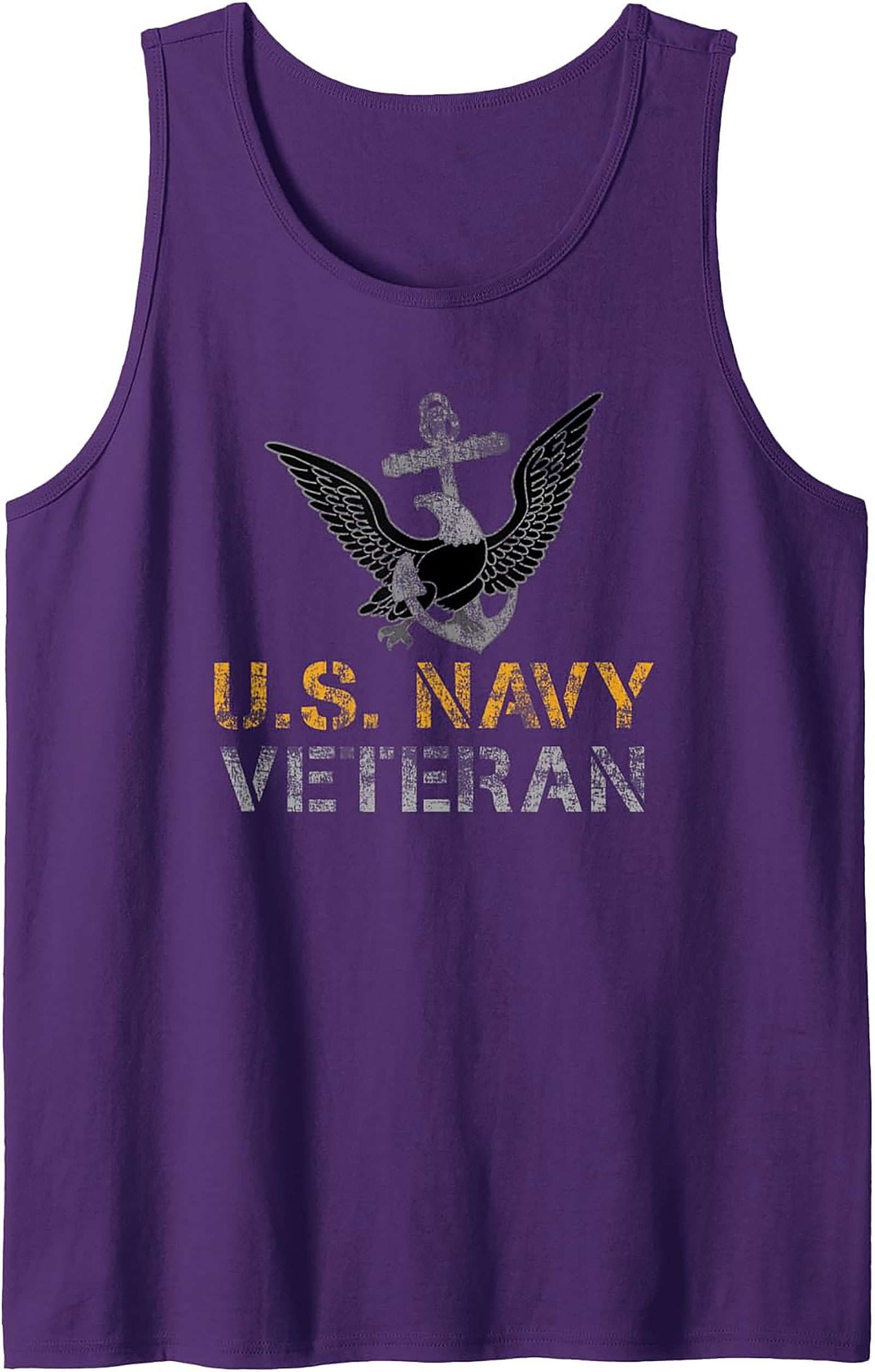 U.S. Navy Veteran Graphic Tank Top | Sleeveless Shirt Gift