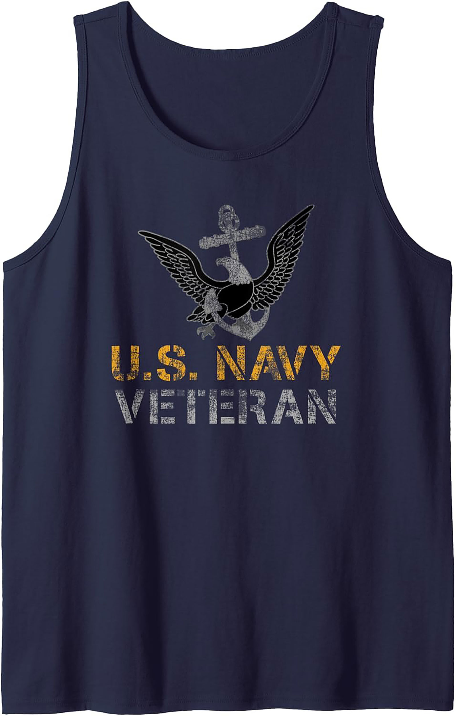 U.S. Navy Veteran Graphic Tank Top | Sleeveless Shirt Gift