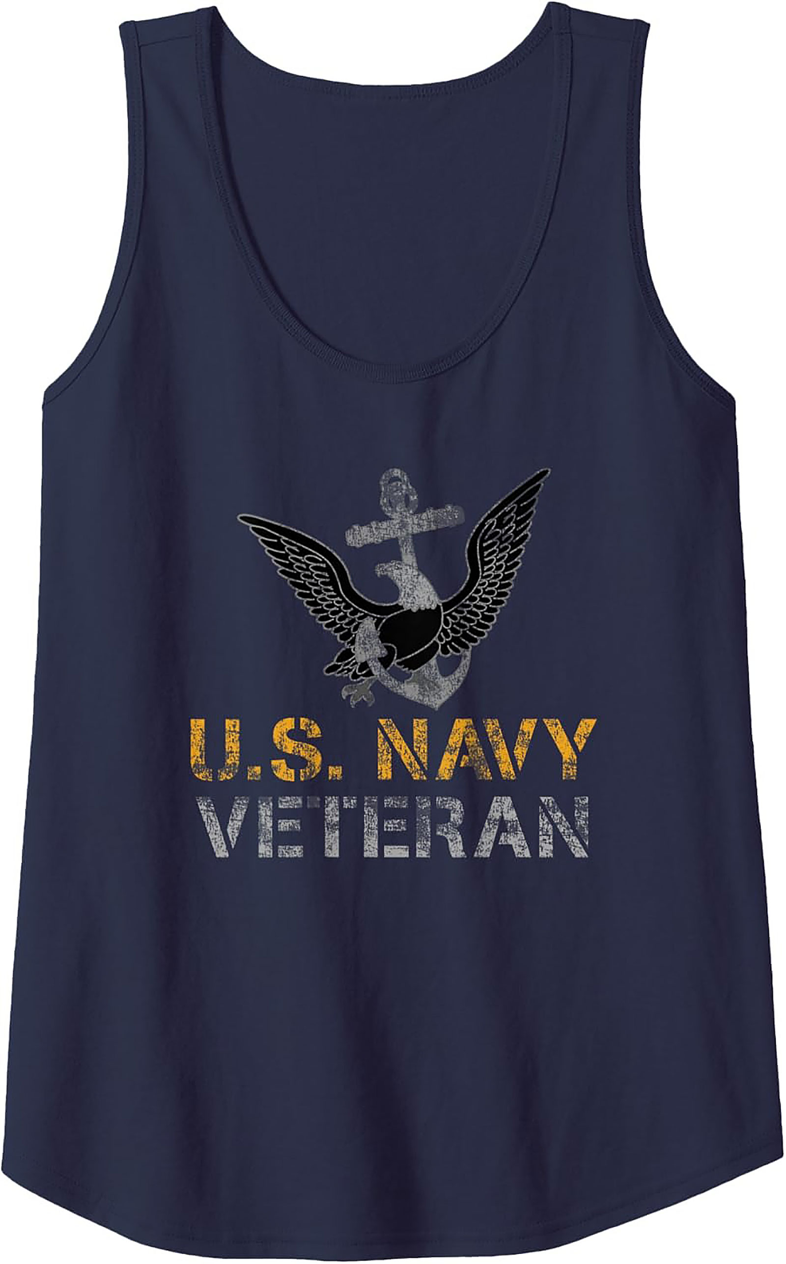 U.S. Navy Veteran Graphic Tank Top | Sleeveless Shirt Gift