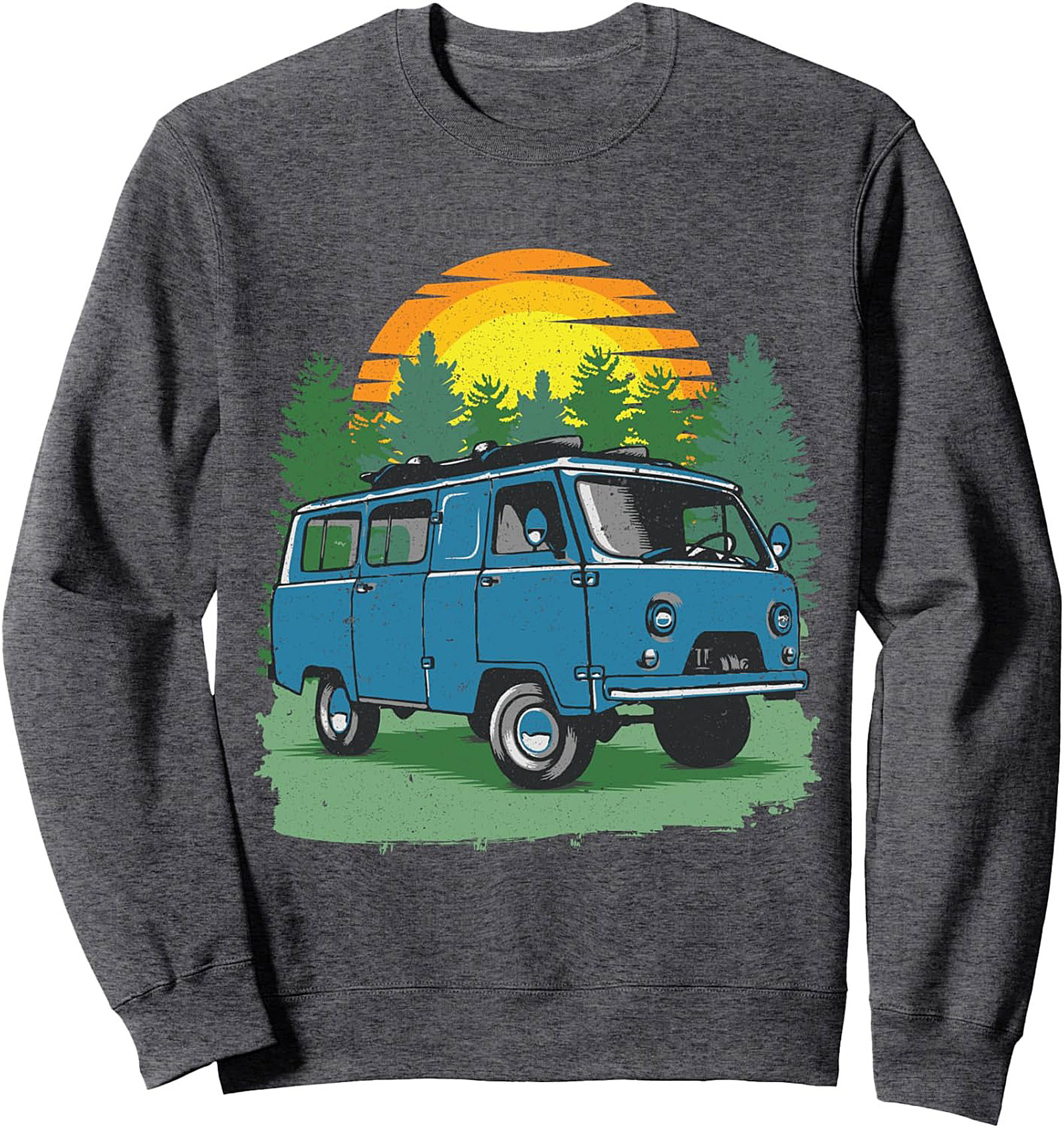 Van Life Graphic Sweatshirt Retro Adventure Pullover