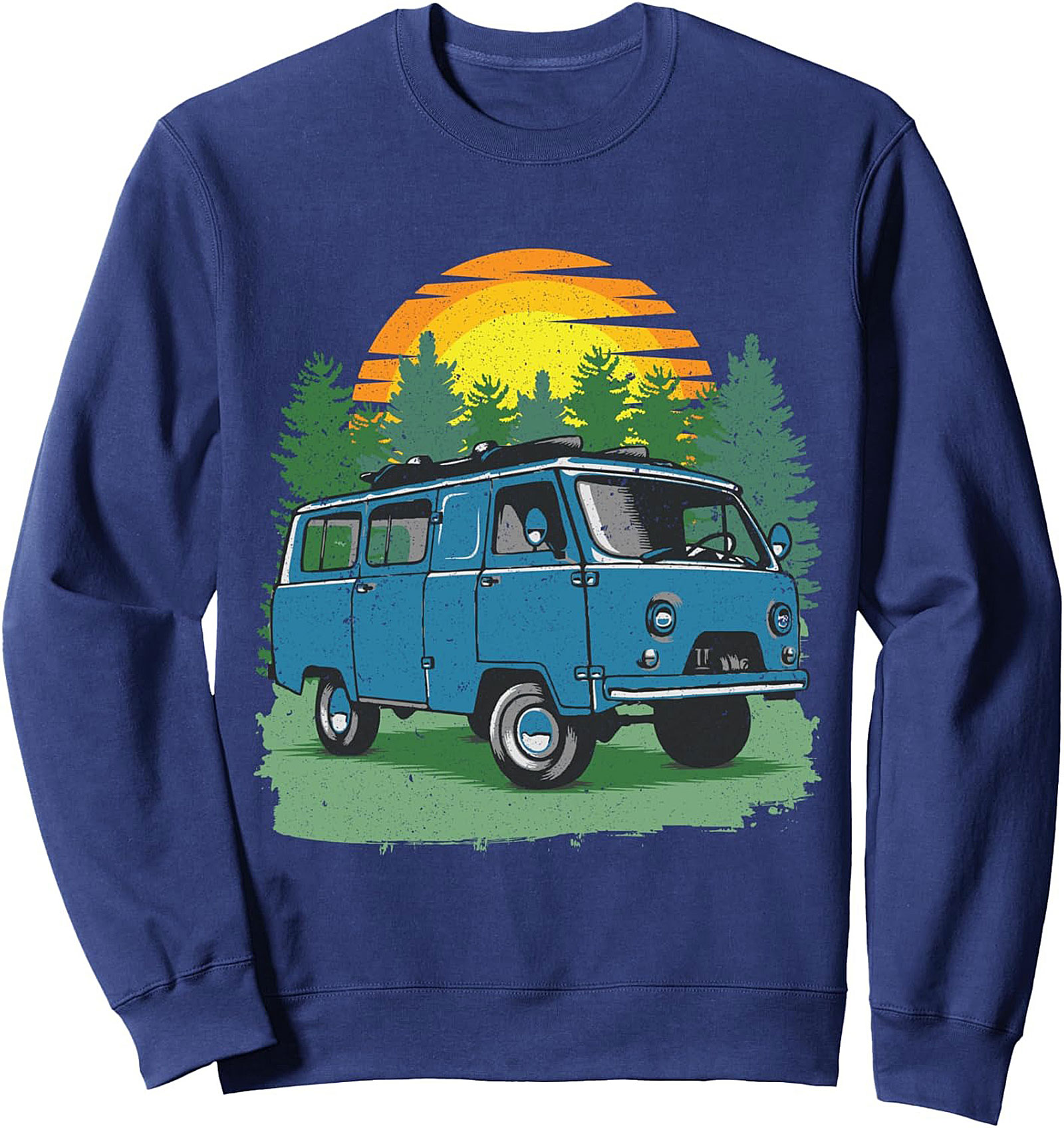 Van Life Graphic Sweatshirt Retro Adventure Pullover