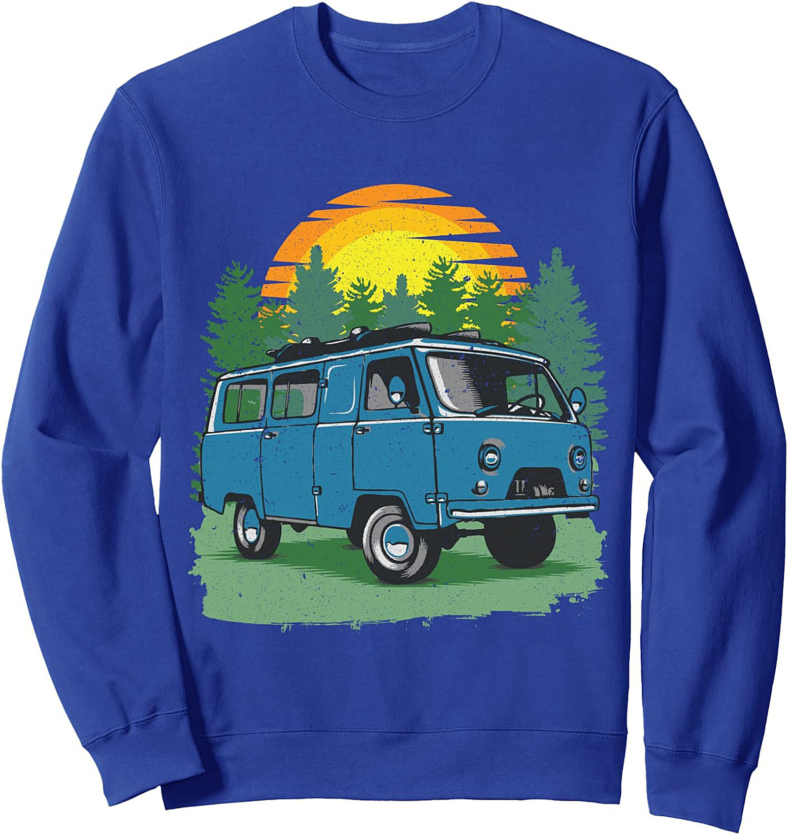 Van Life Graphic Sweatshirt Retro Adventure Pullover