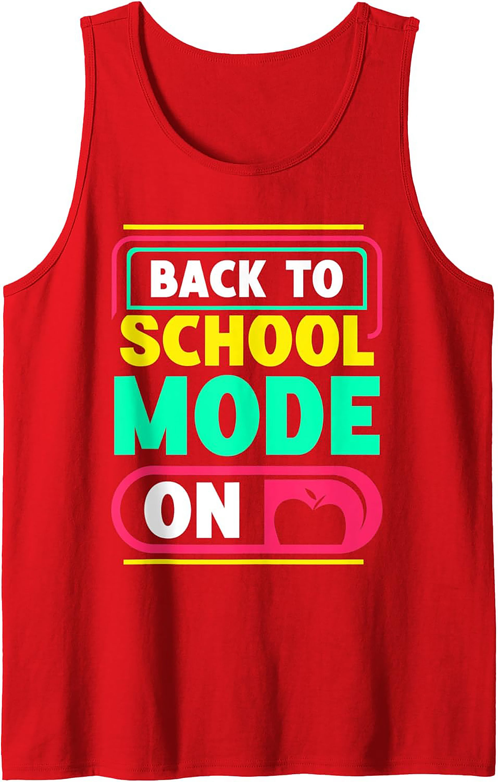 Back to School Mode On Graphic Tank Top