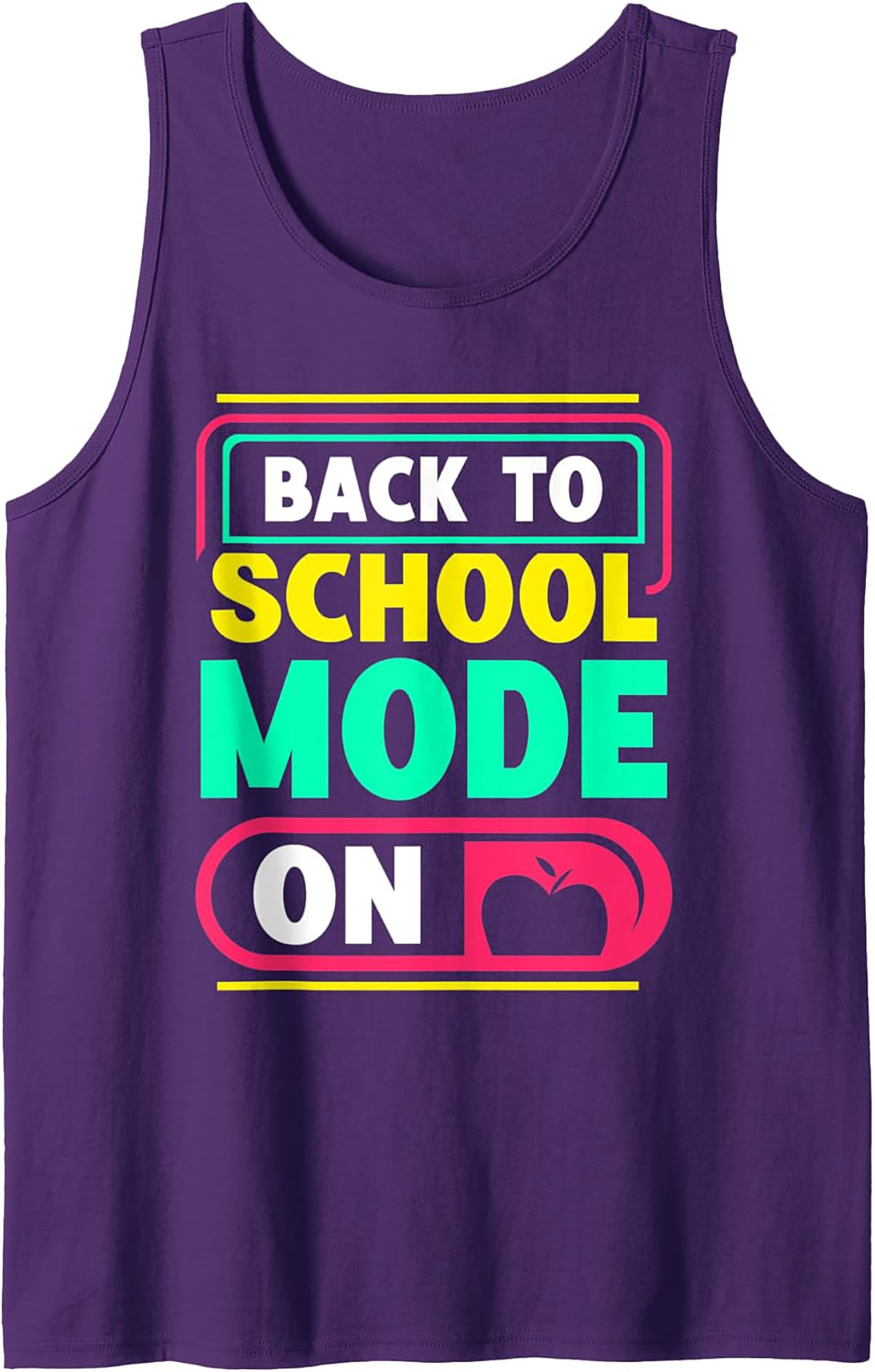 Back to School Mode On Graphic Tank Top