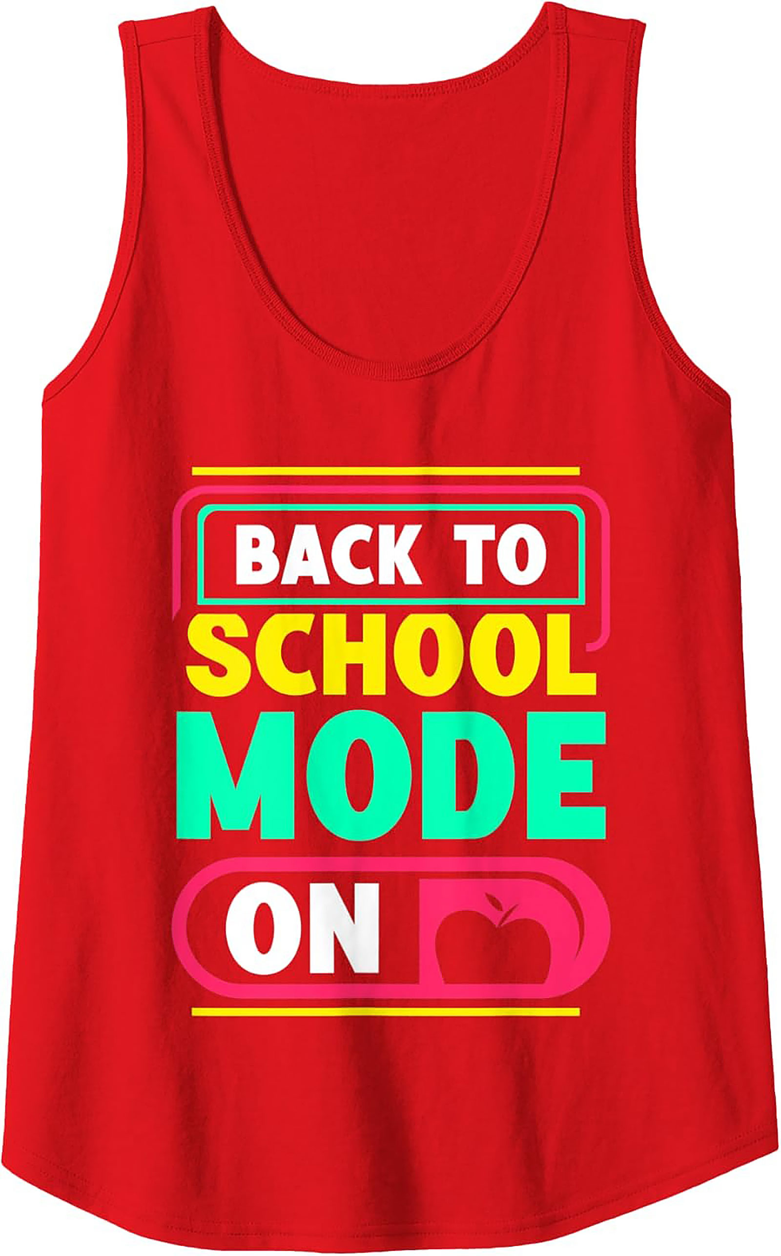 Back to School Mode On Graphic Tank Top
