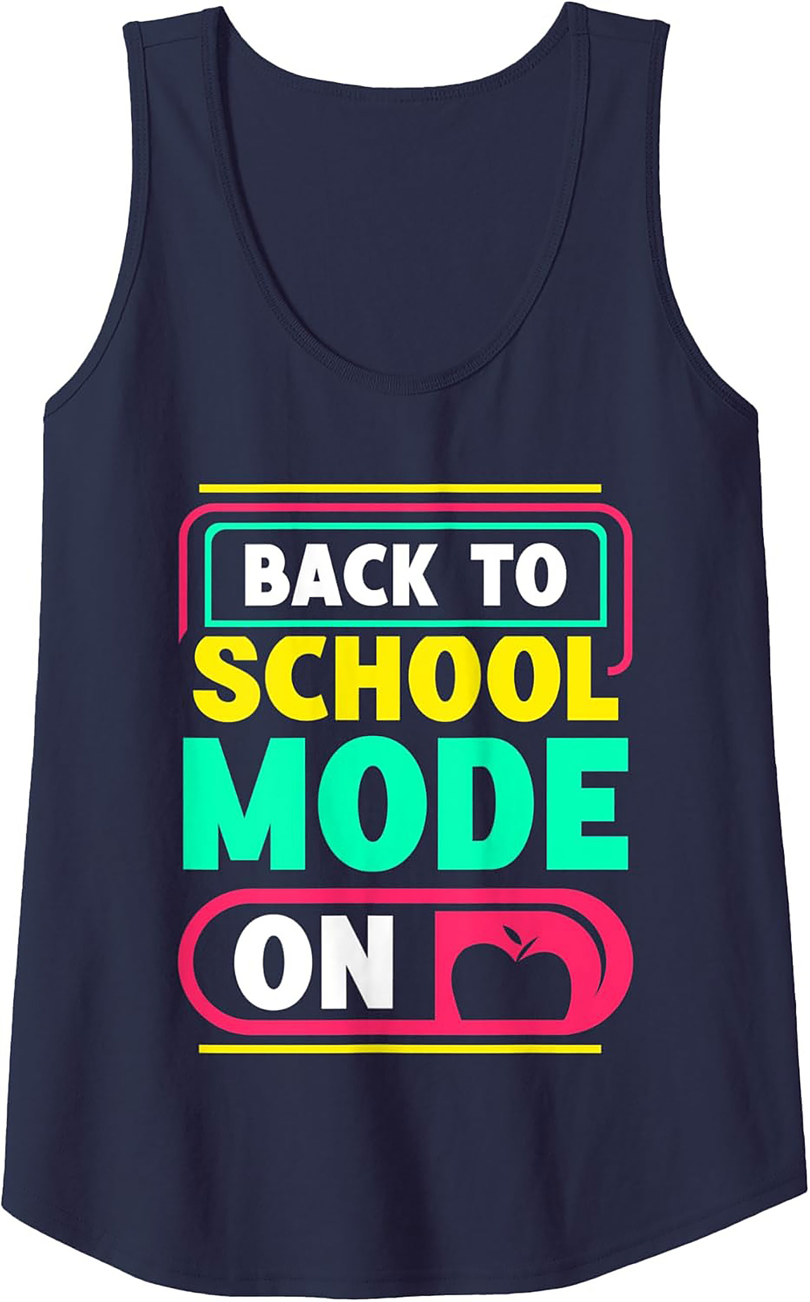 Back to School Mode On Graphic Tank Top