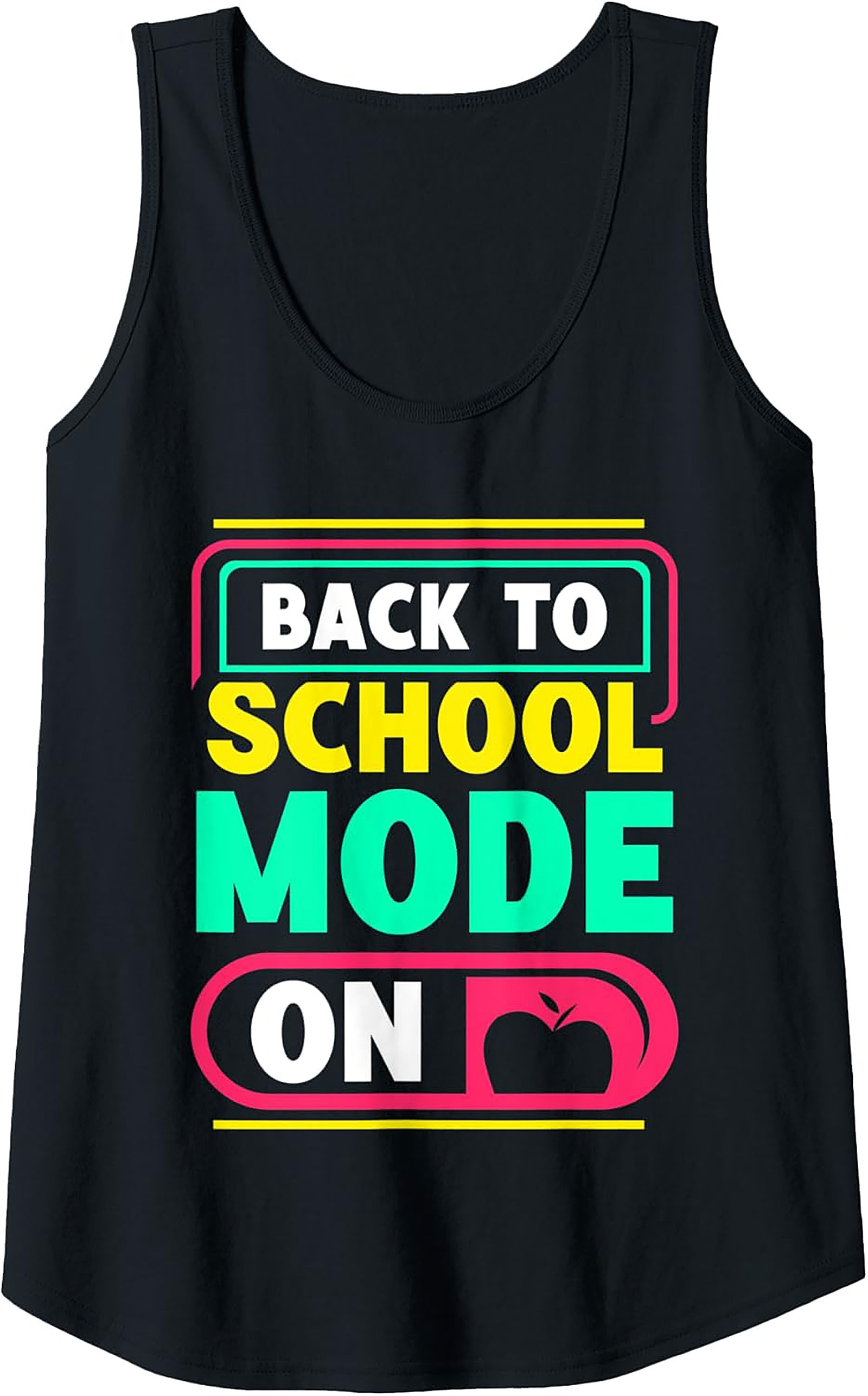 Back to School Mode On Graphic Tank Top