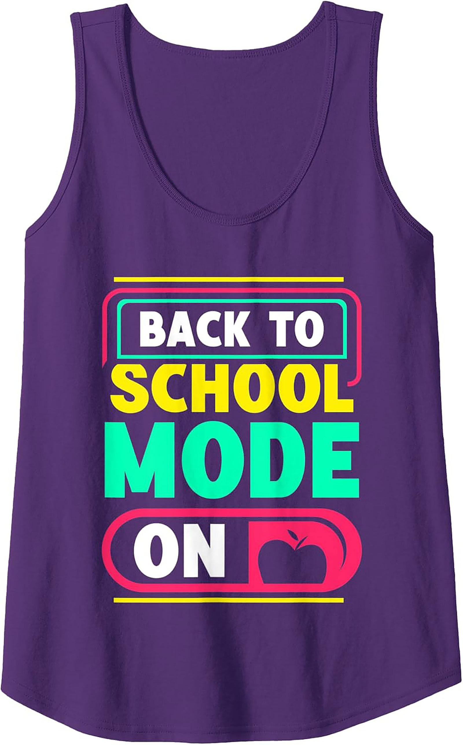 Back to School Mode On Graphic Tank Top