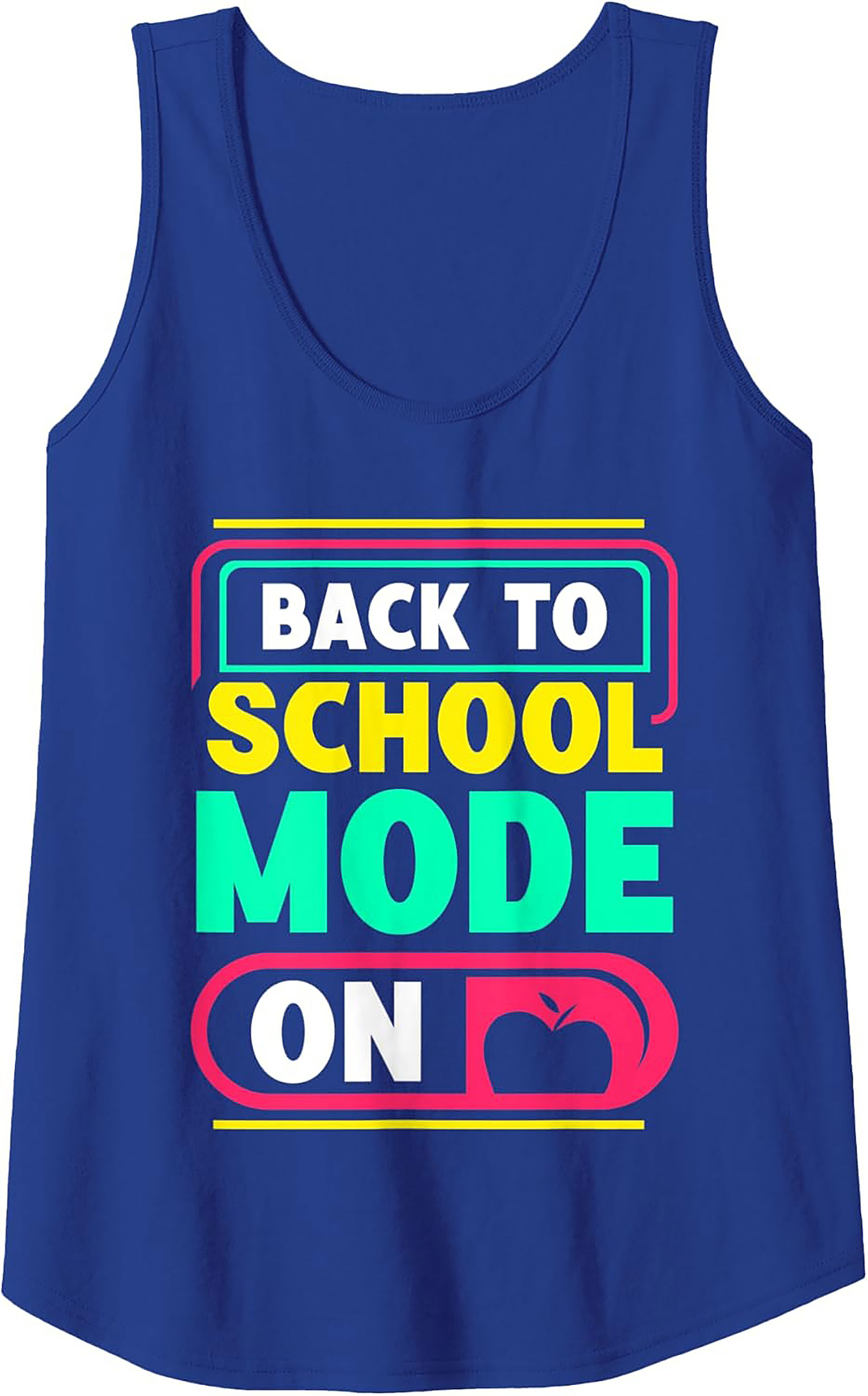 Back to School Mode On Graphic Tank Top