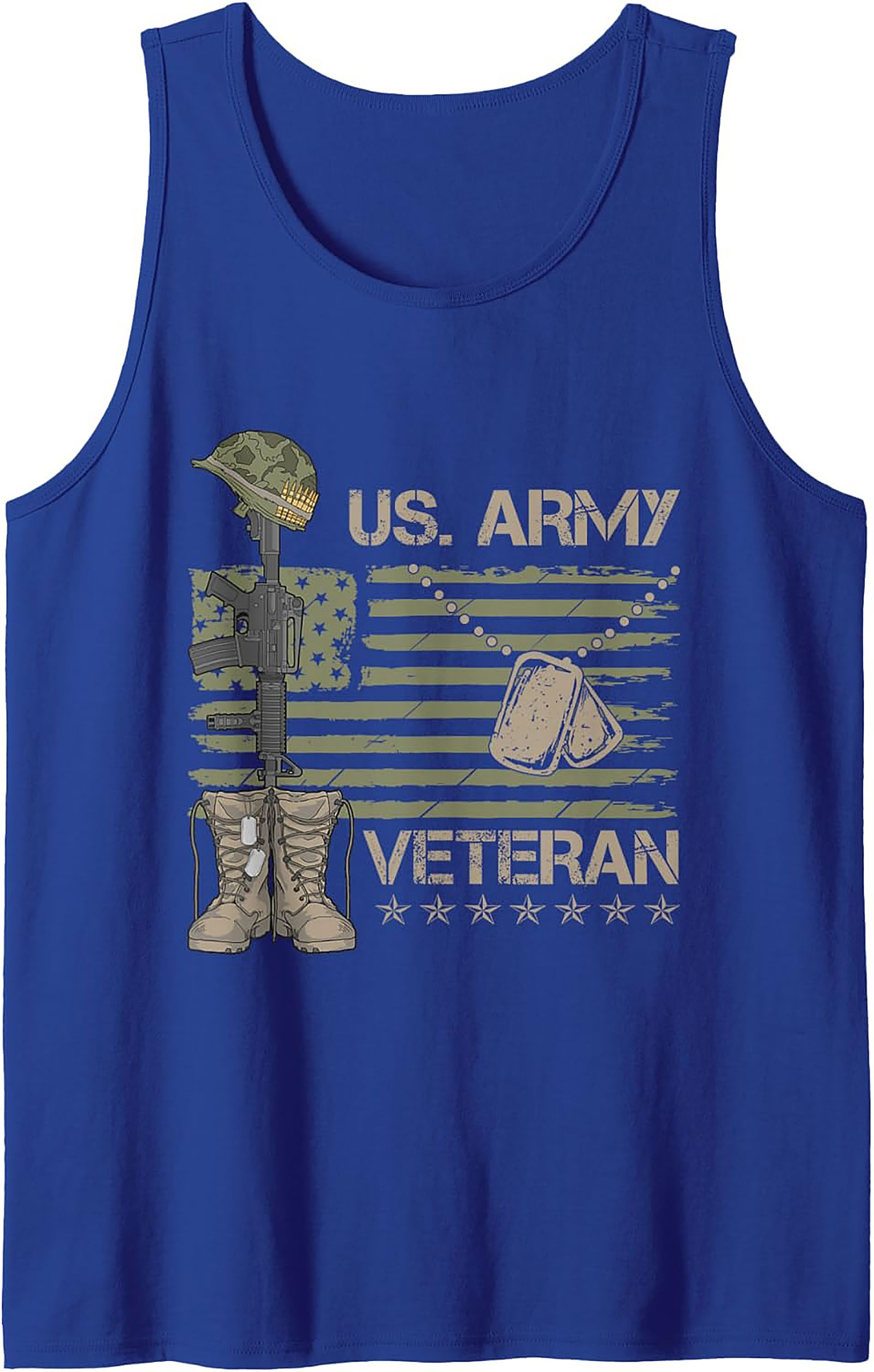 US Army Veteran Tank Top | Fallen Soldier Graphic Tank