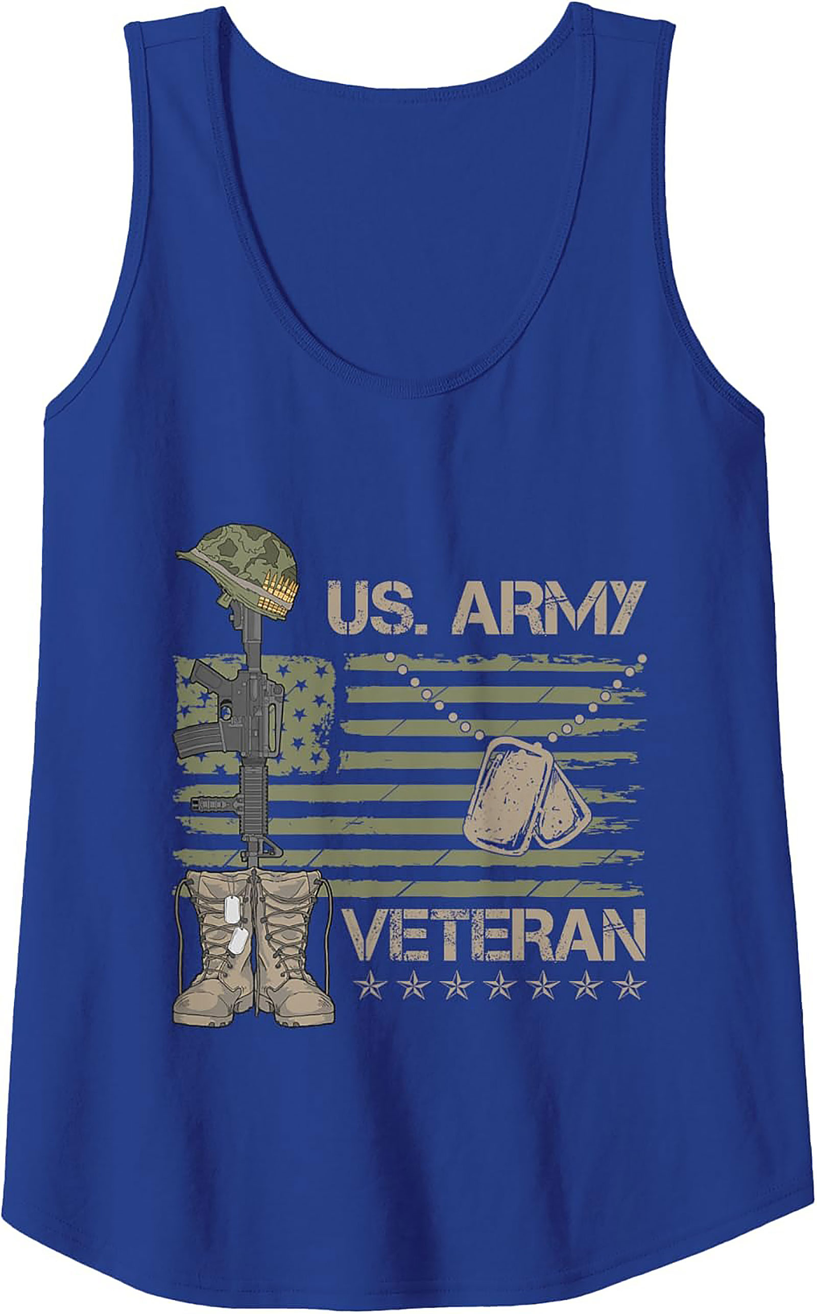 US Army Veteran Tank Top | Fallen Soldier Graphic Tank