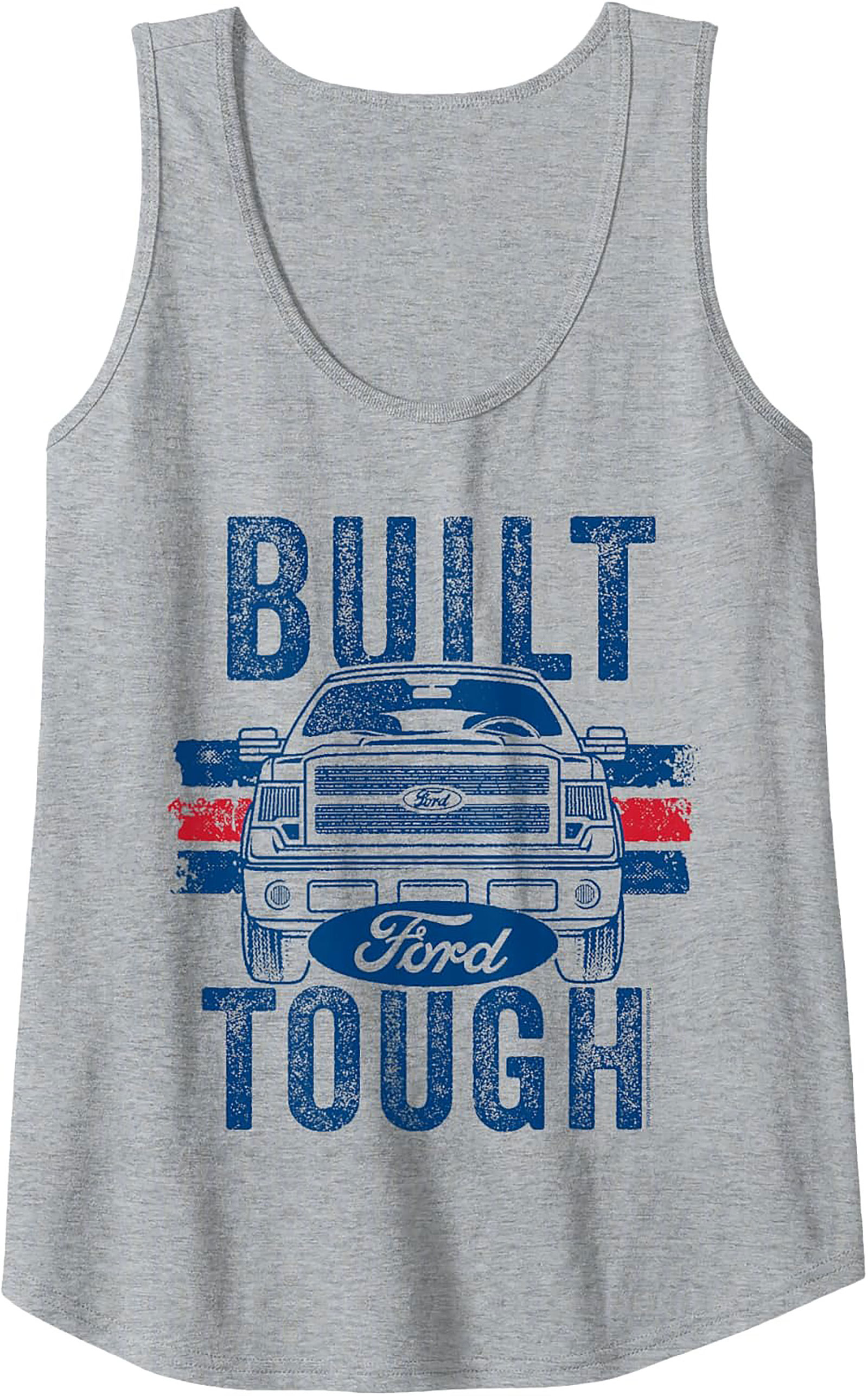 Built Ford Tough Truck Owner Graphic Tank Top | Vintage Style Unisex Sleeveless Shirt