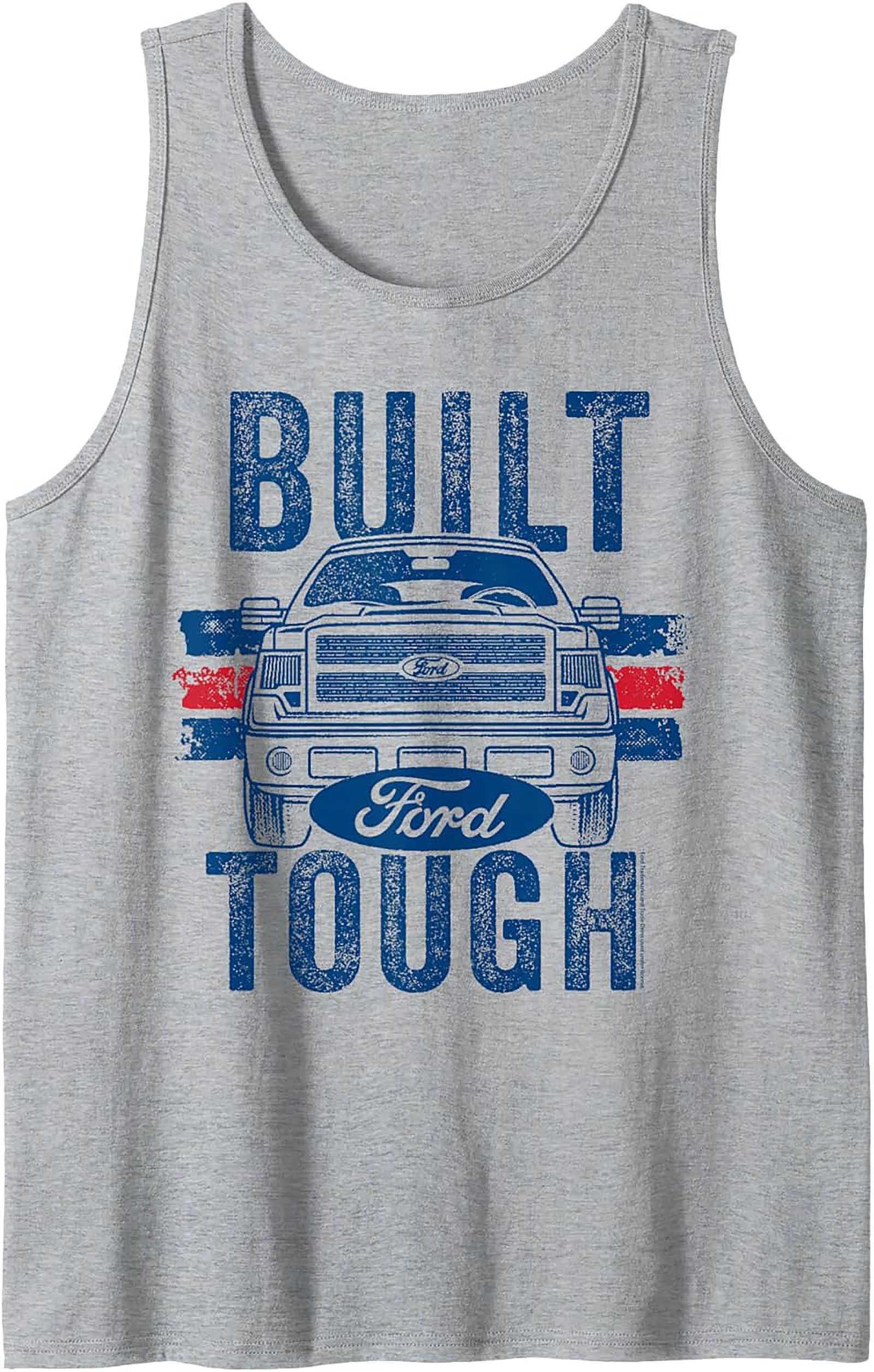 Built Ford Tough Truck Owner Graphic Tank Top | Vintage Style Unisex Sleeveless Shirt