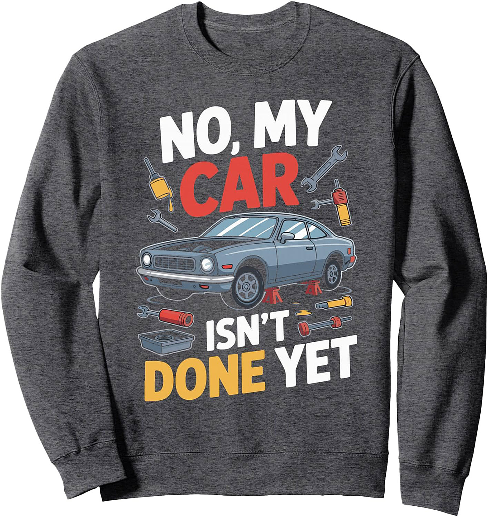 Mechanic Graphic Sweatshirt Project Car Crewneck Gift