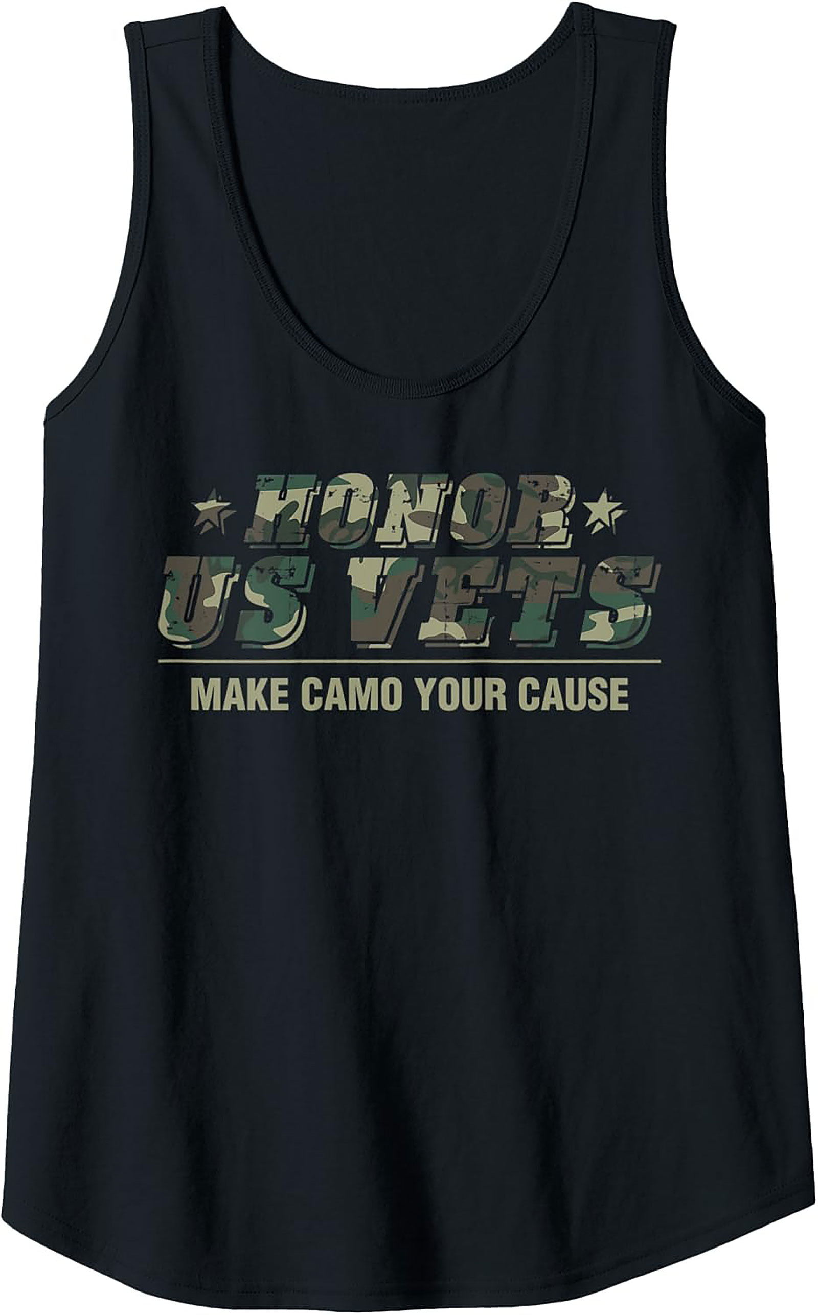 Honor US Vets Graphic Tank Top | Veteran Support Shirt
