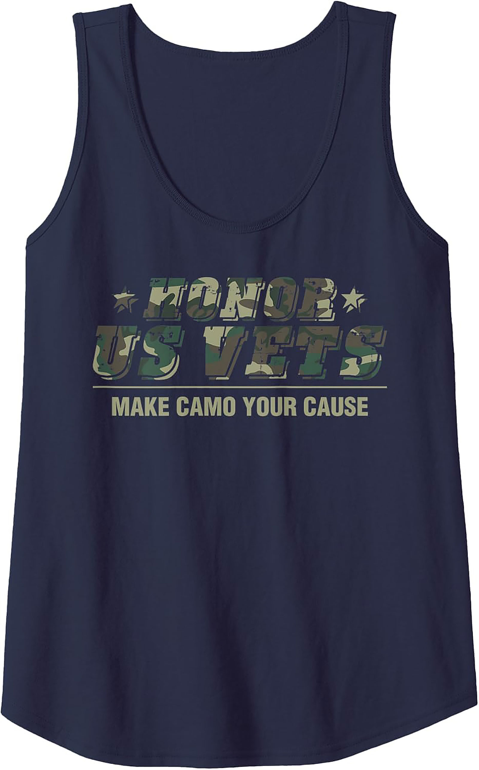Honor US Vets Graphic Tank Top | Veteran Support Shirt