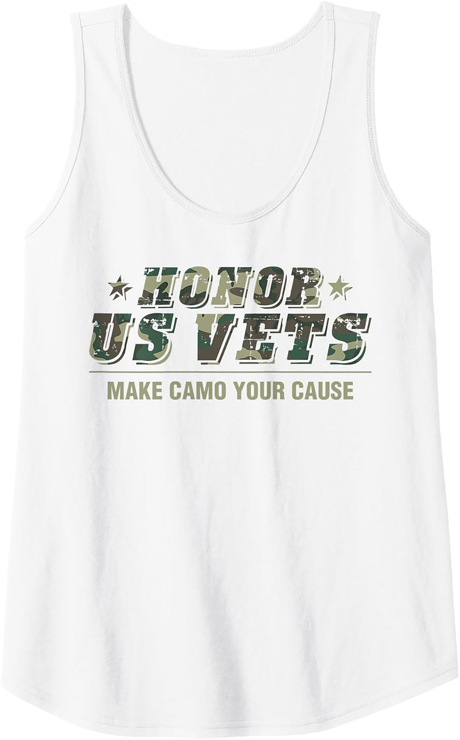Honor US Vets Graphic Tank Top | Veteran Support Shirt