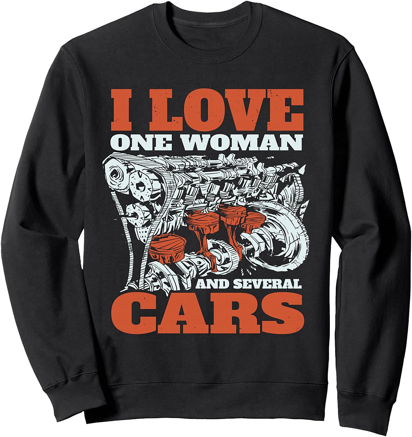 Mechanic Crewneck Sweatshirt Car Lover Pullover Gift