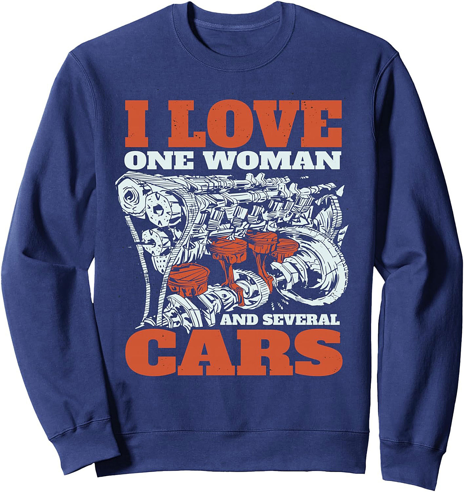 Mechanic Crewneck Sweatshirt Car Lover Pullover Gift