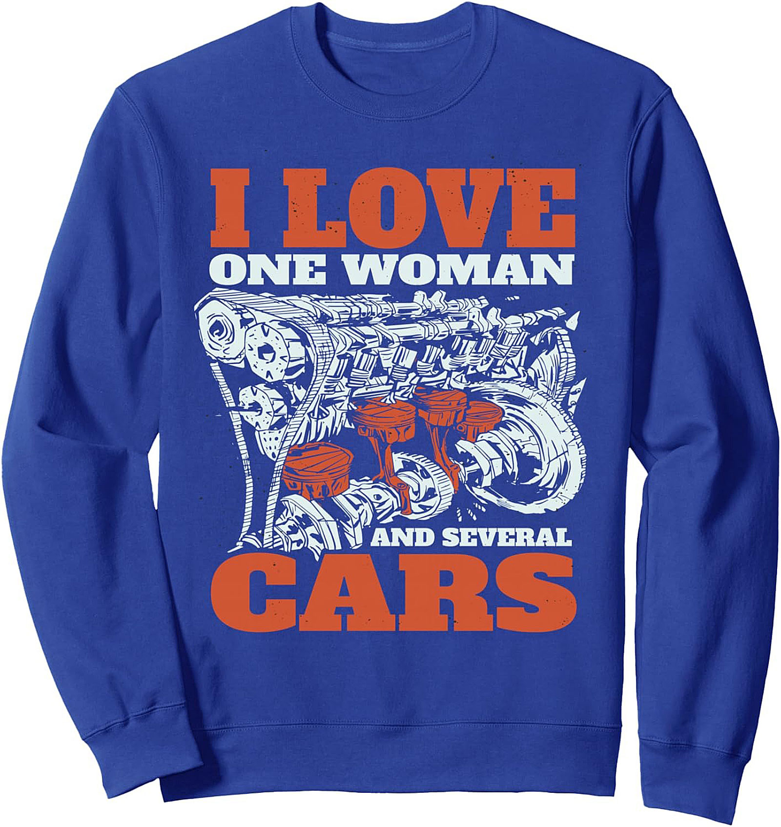 Mechanic Crewneck Sweatshirt Car Lover Pullover Gift