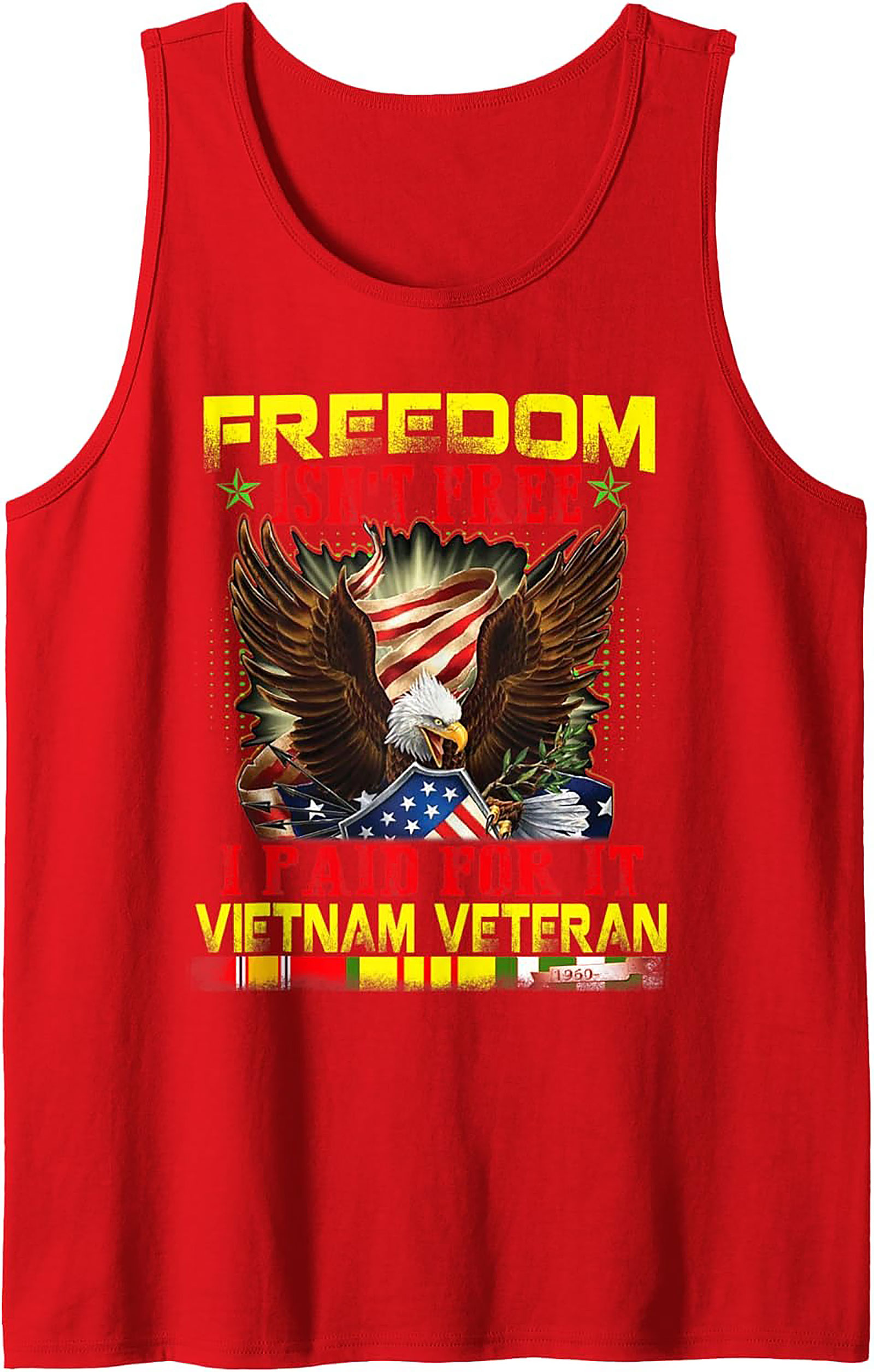 Vietnam Veteran Graphic Tank Top | Freedom Isn't Free