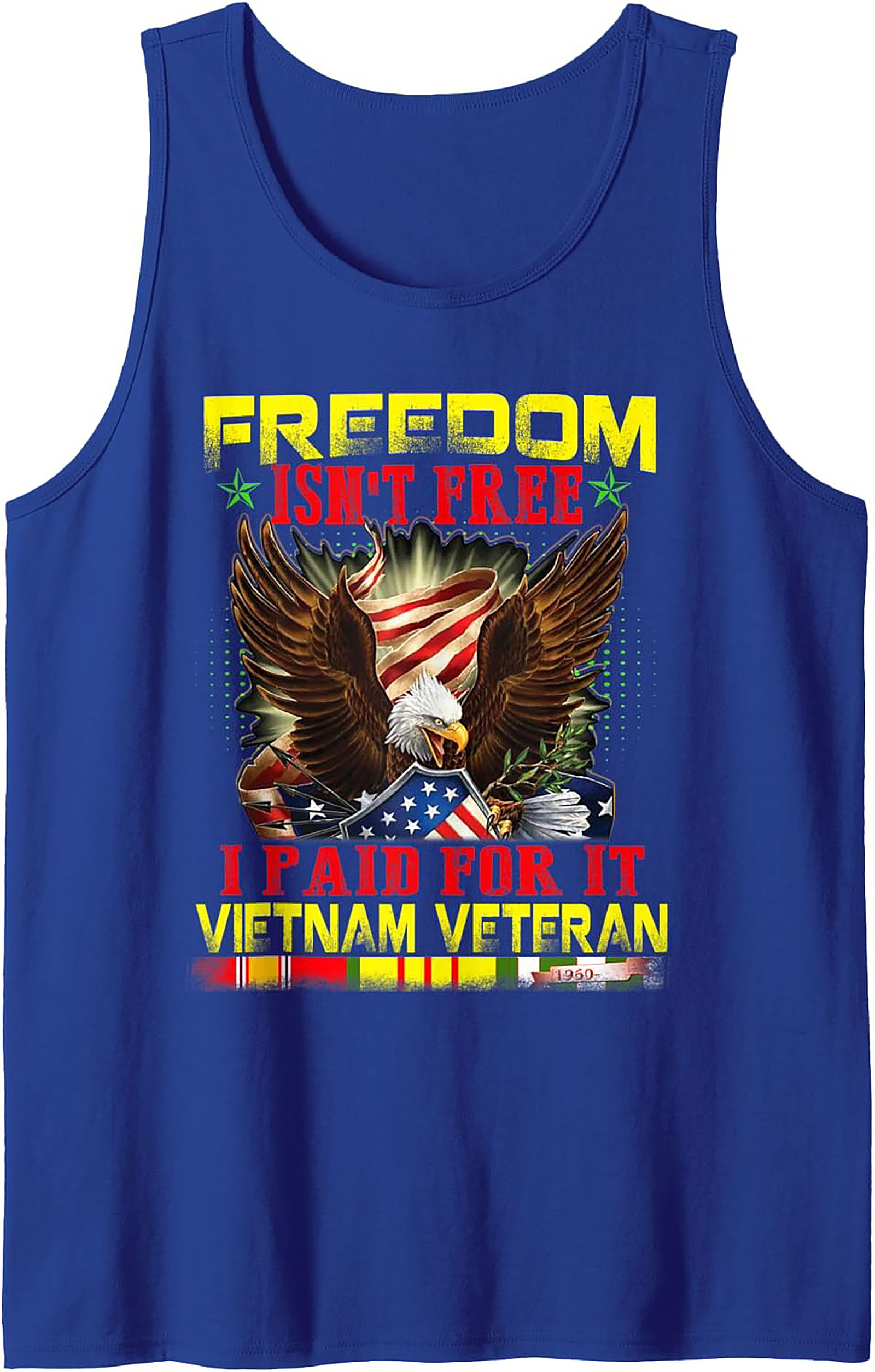 Vietnam Veteran Graphic Tank Top | Freedom Isn't Free