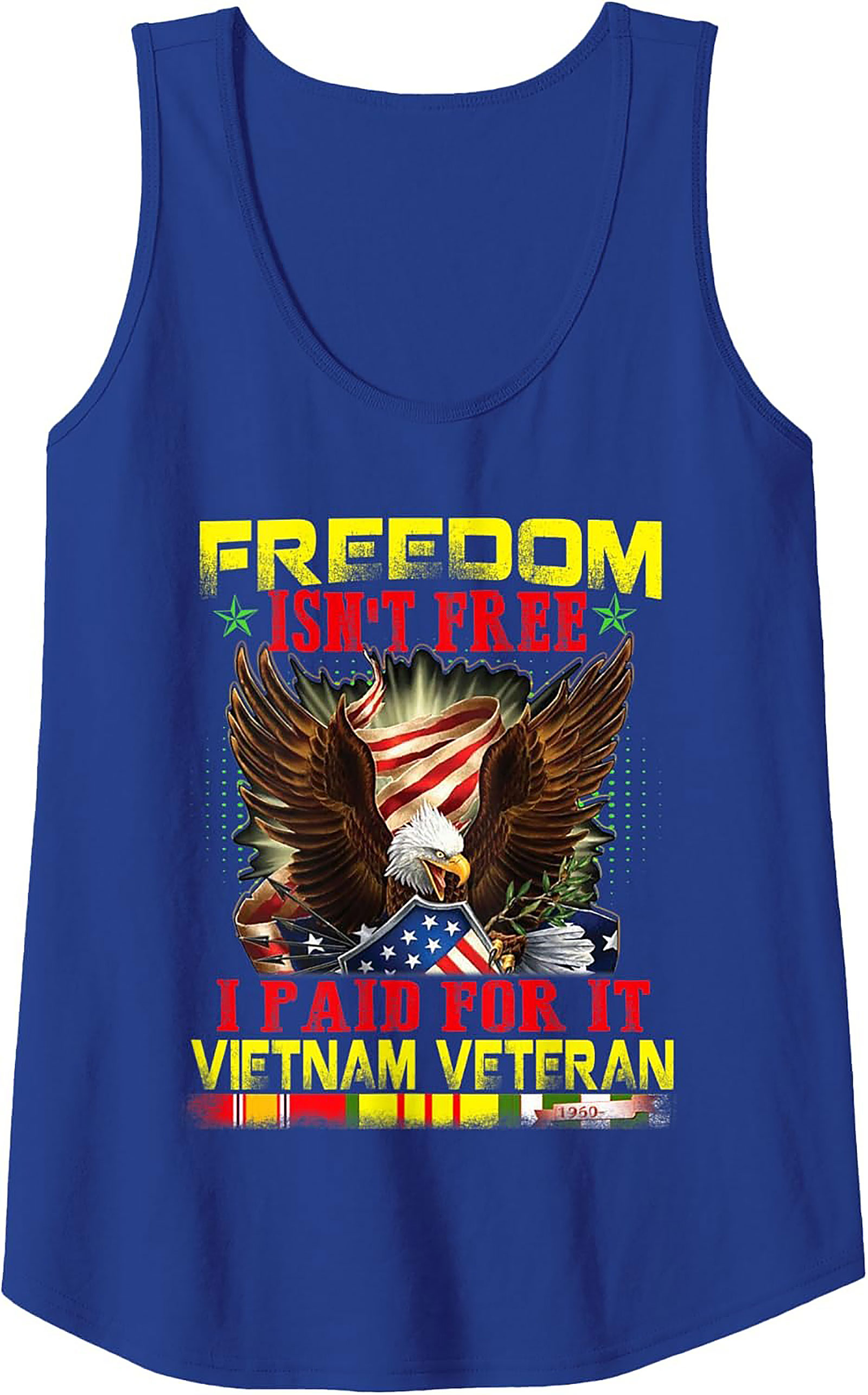 Vietnam Veteran Graphic Tank Top | Freedom Isn't Free