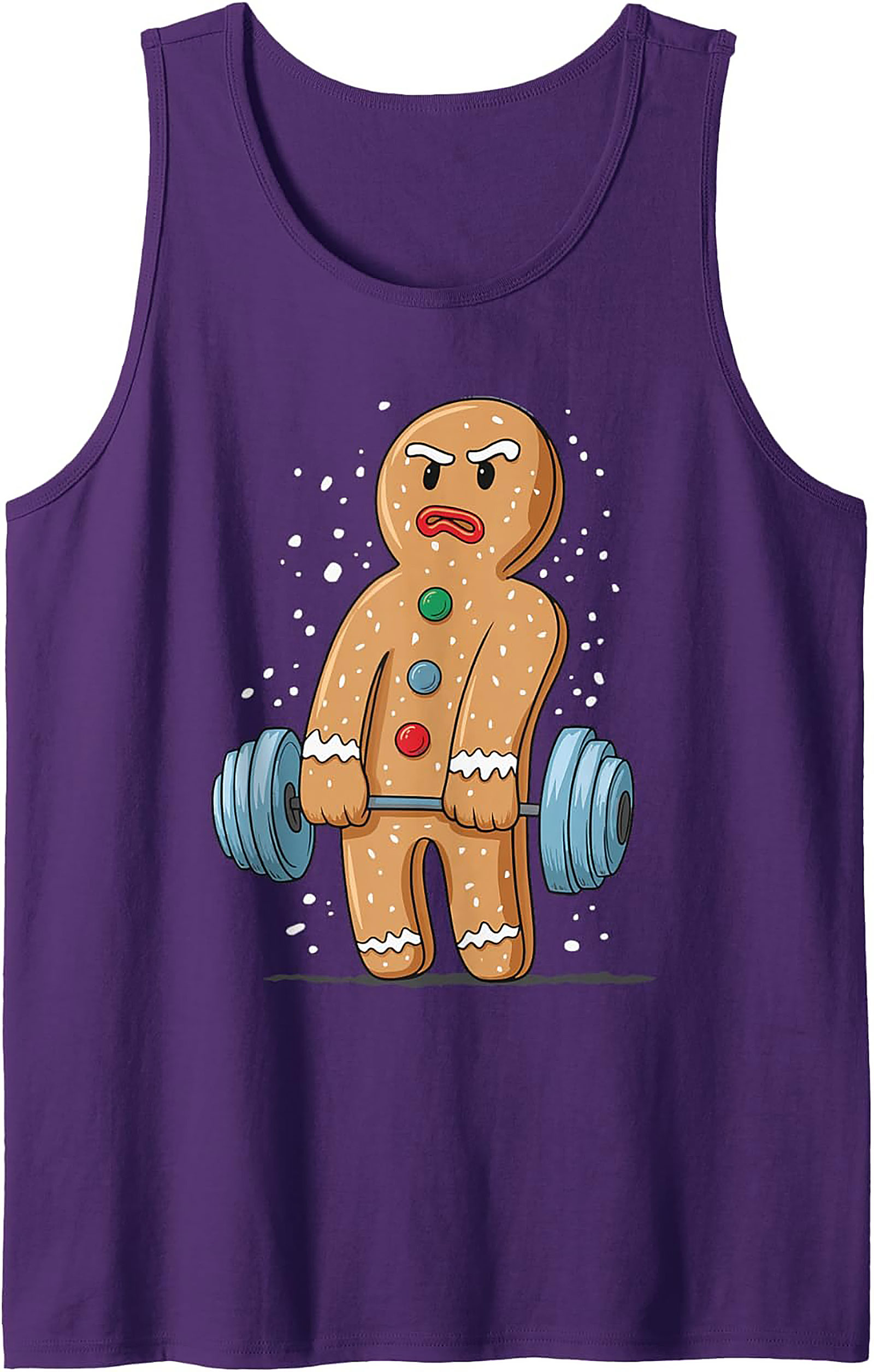Funny Gym Gingerbread Tank Top
