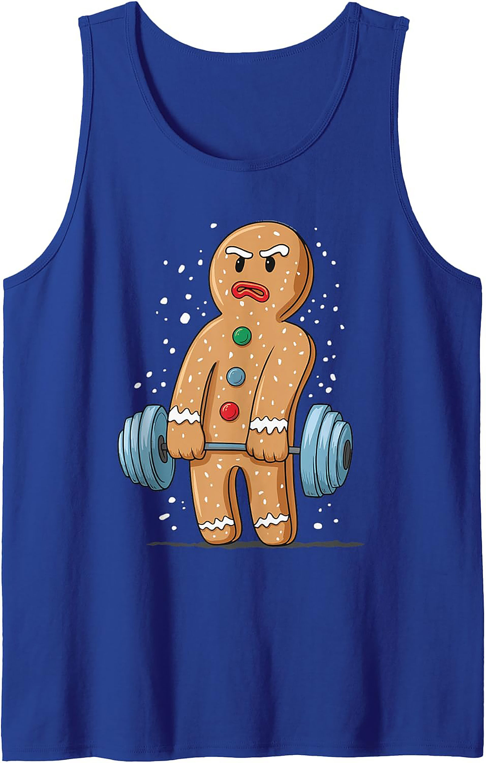 Funny Gym Gingerbread Tank Top